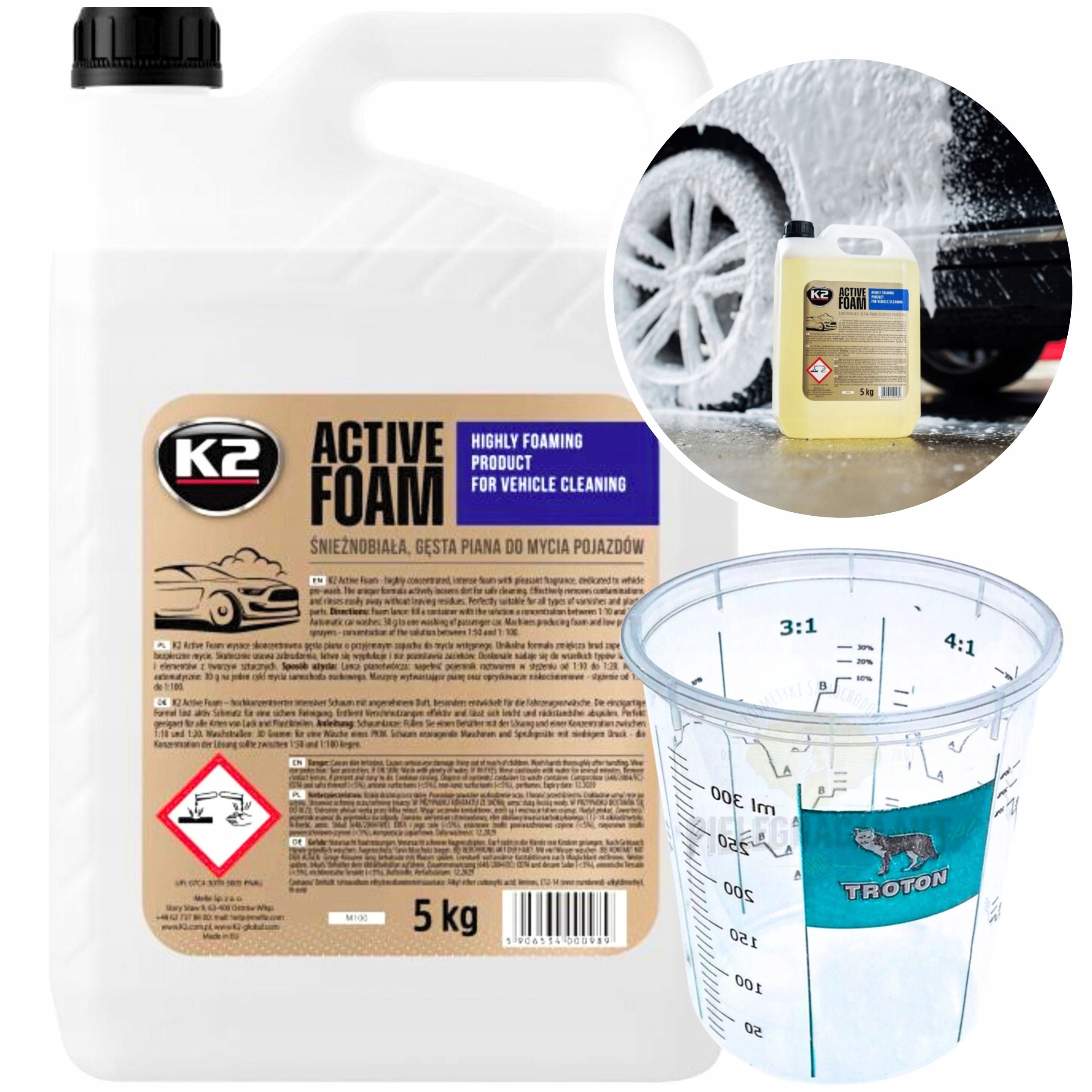 K2 ACTIVE FOAM 5L - AKTYWNA PIANA
