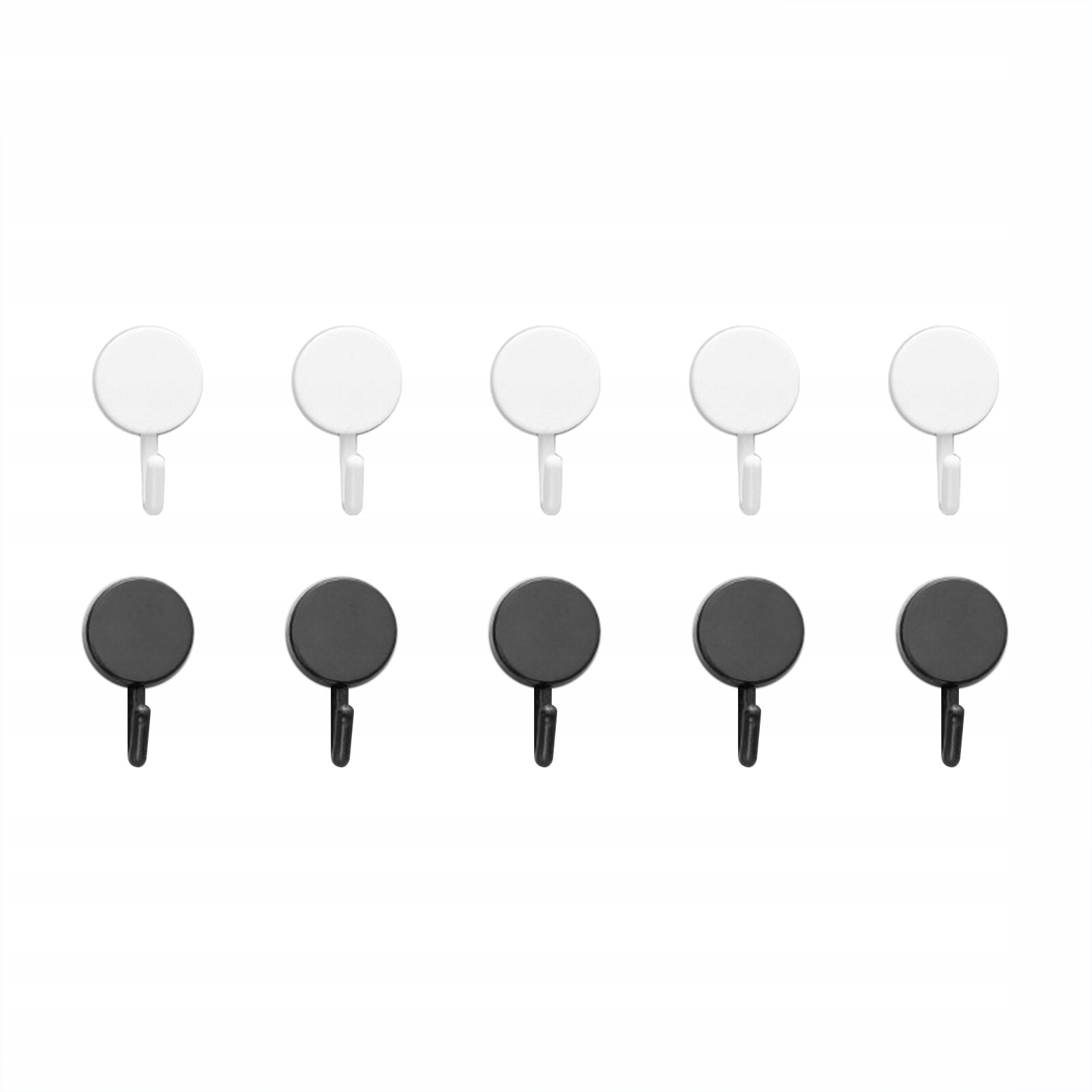 10 X HACZYKI WIESZAKI SAMOPRZYLEPNE KUCHNIA ŁAZIEN Sposób montażu na klej