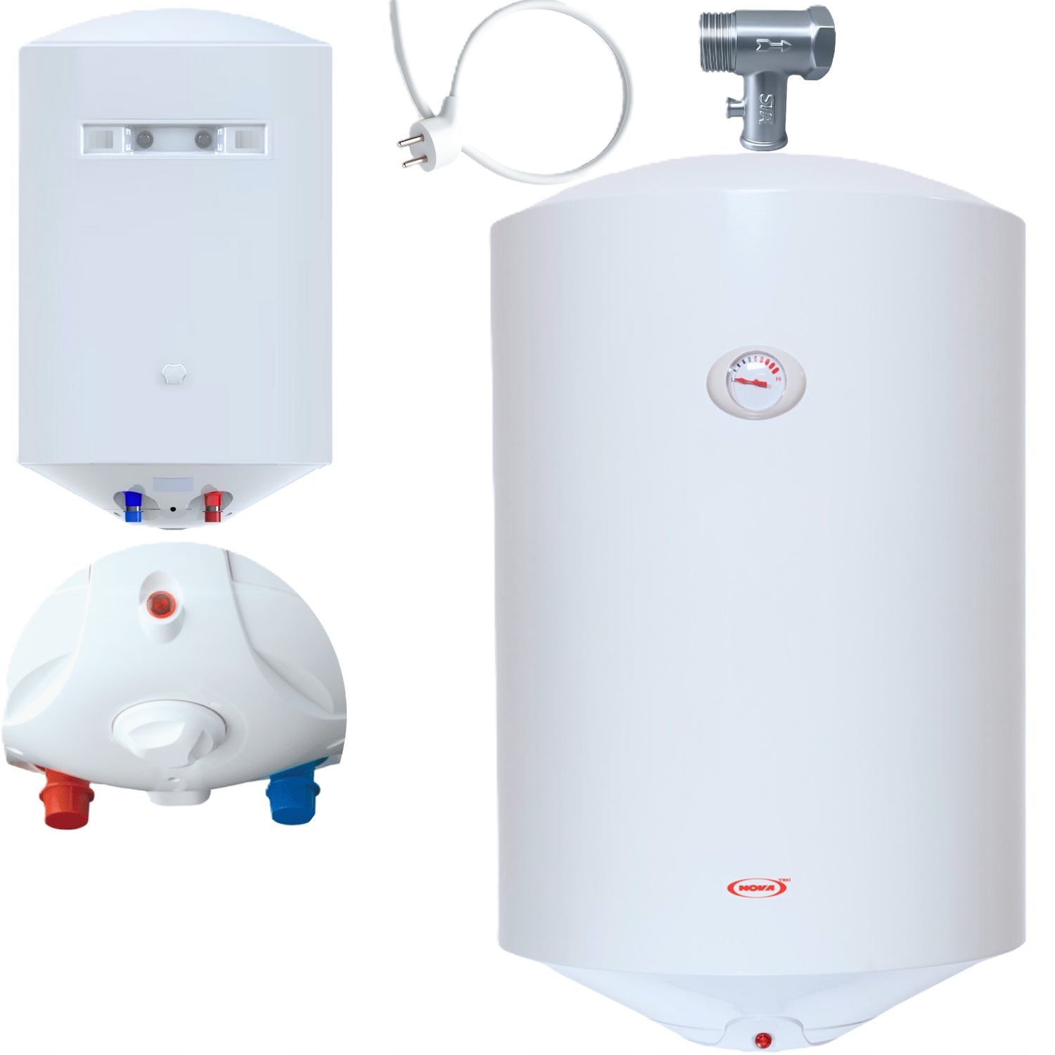 Elektryczny Bojler Podgrzewacz Wody 100L 2kW Wydajny Trwały Energooszczędny