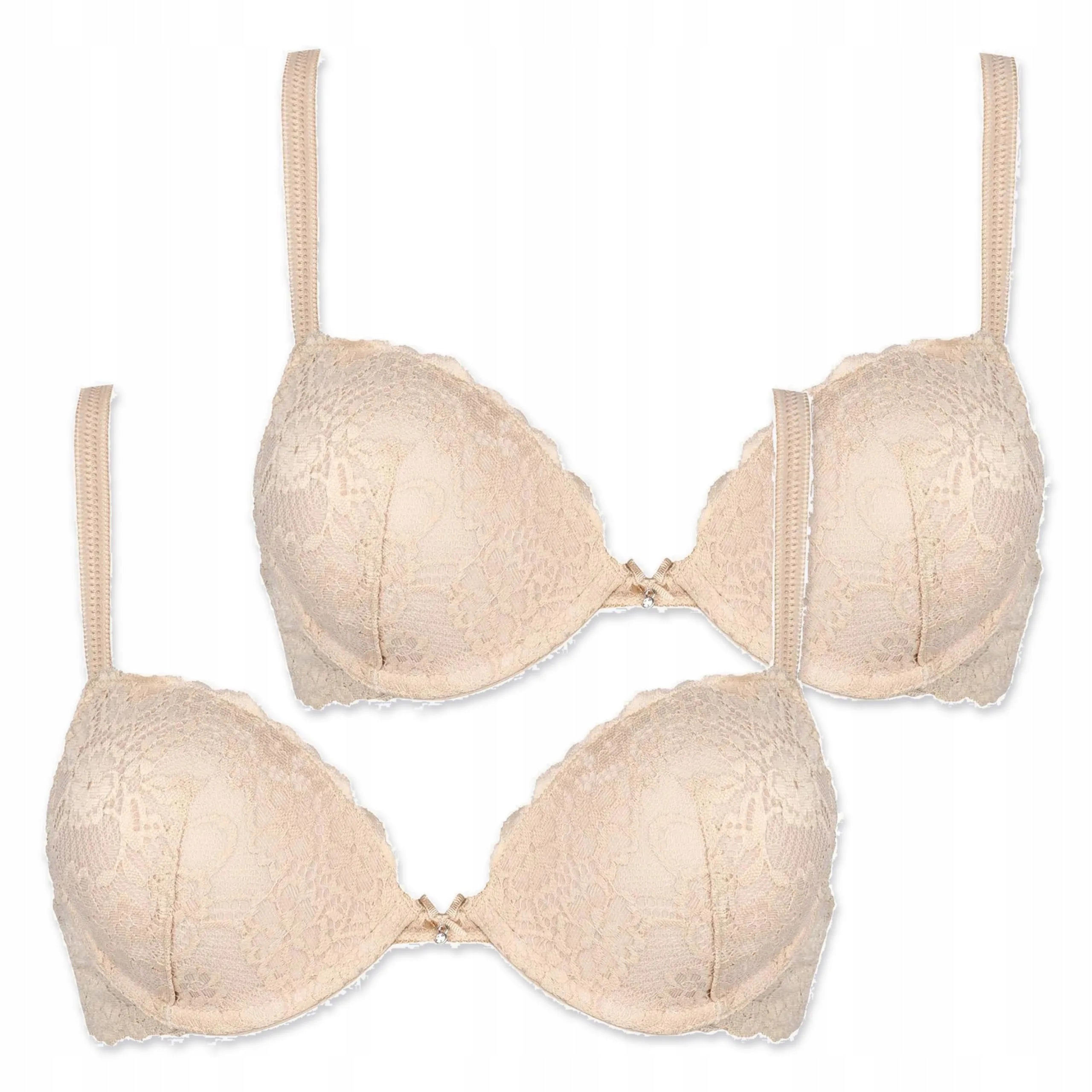 2x krajková push-up podprsenka Sielei Allure 2674 cipria 85C