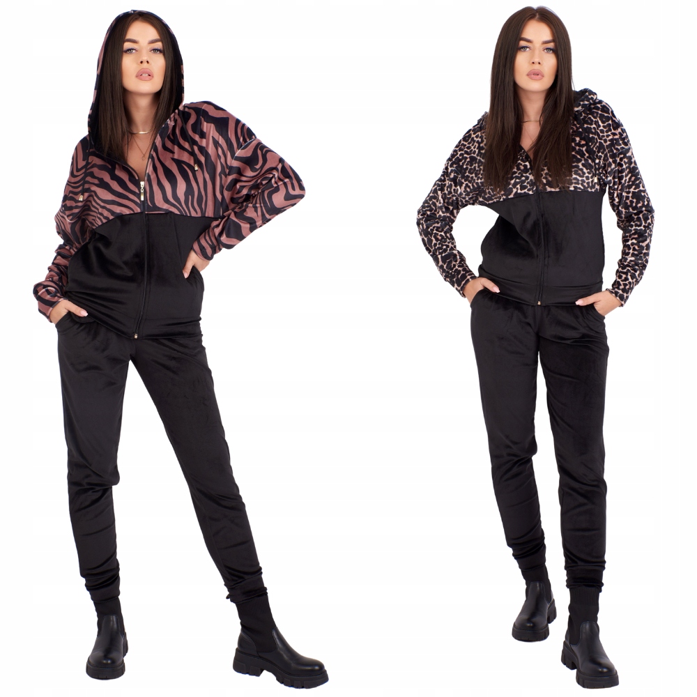 KOMPLET DRESOWY DRESY WELUROWE DAMSKIE POLSKA 4XL Materiał dominujący welur