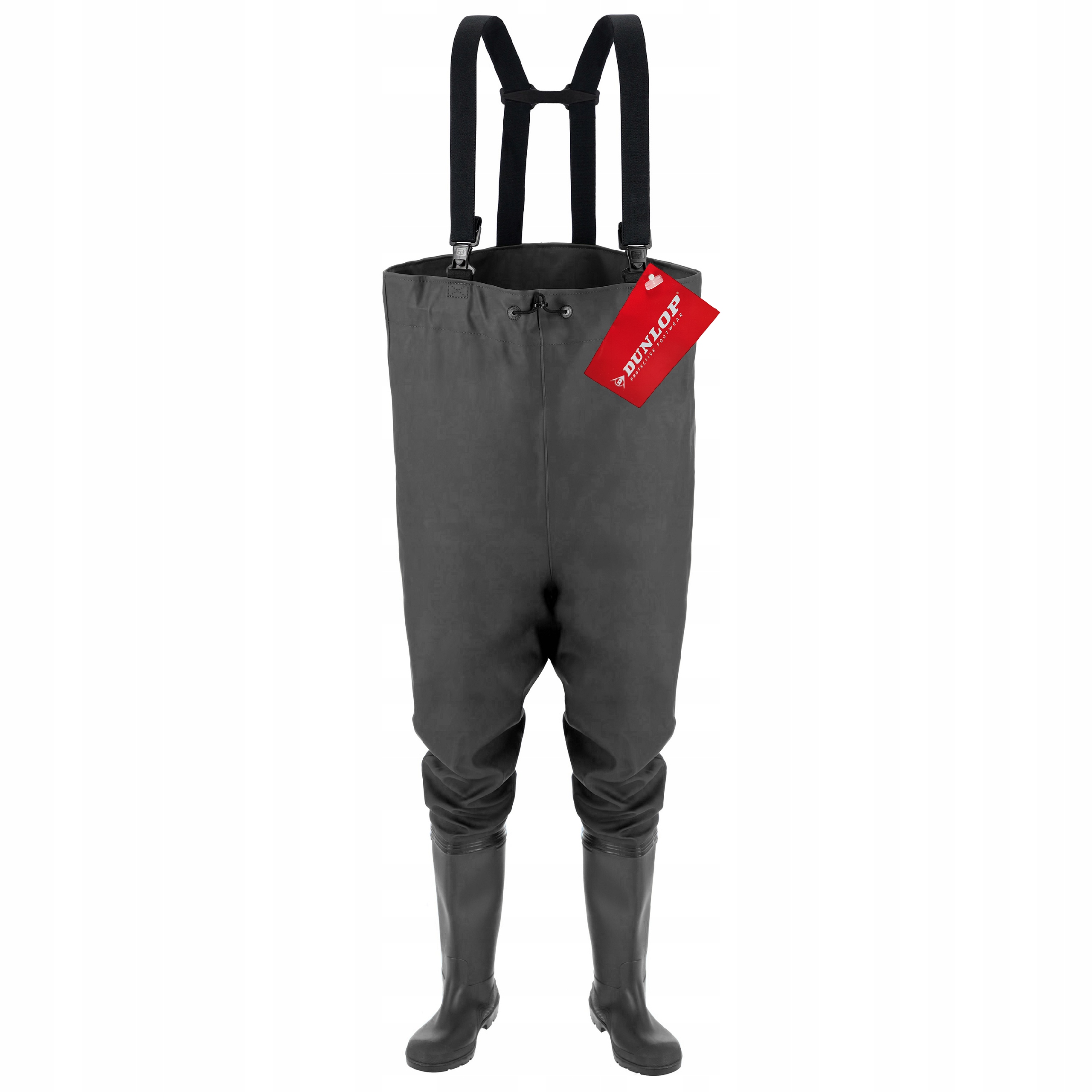 Spodniobuty Dunlop Wędkarskie Spodnie Wodery Z Szelkami Rybackie Mocne
