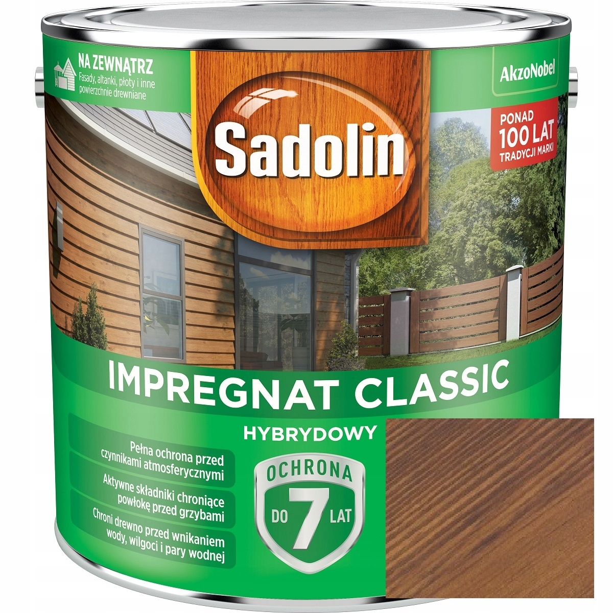 Sadolin Classic Hybrydowy Impregnat Do Drewna Drzewo Wiśniowe 9L