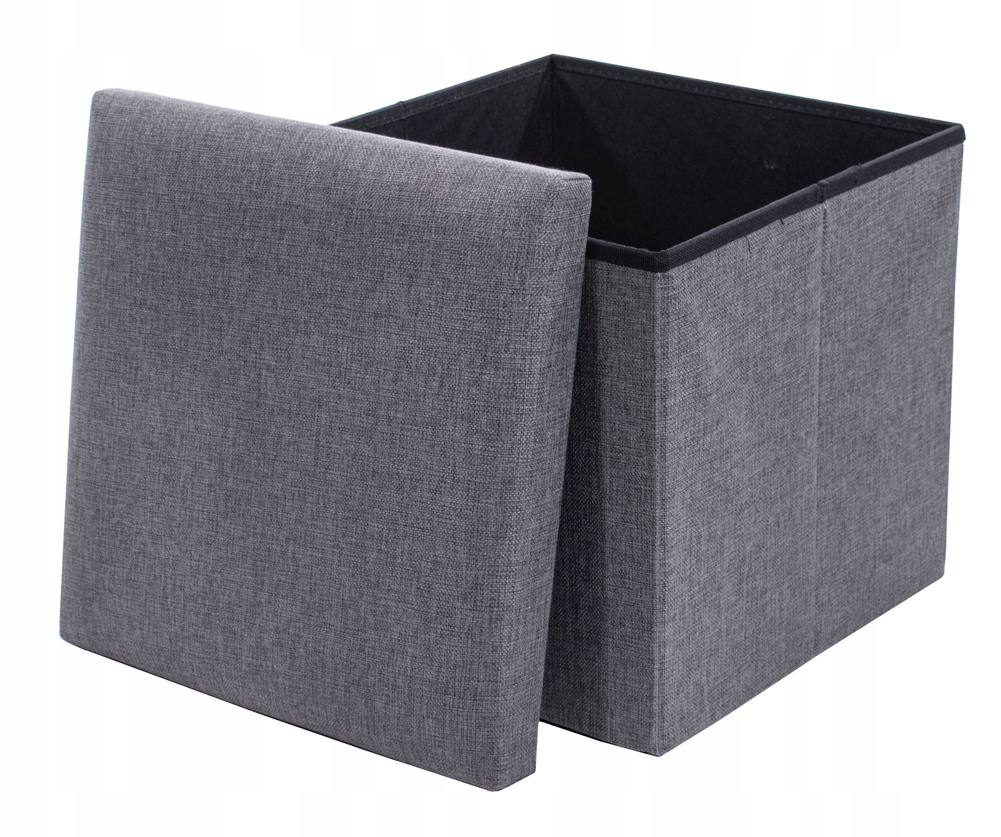 Pufa składana M - 30x30x30cm szara Wysokość mebla 30 cm