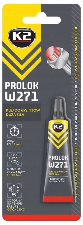 

K2 Prolok High Klej Do Gwintów Silny W271 6ML