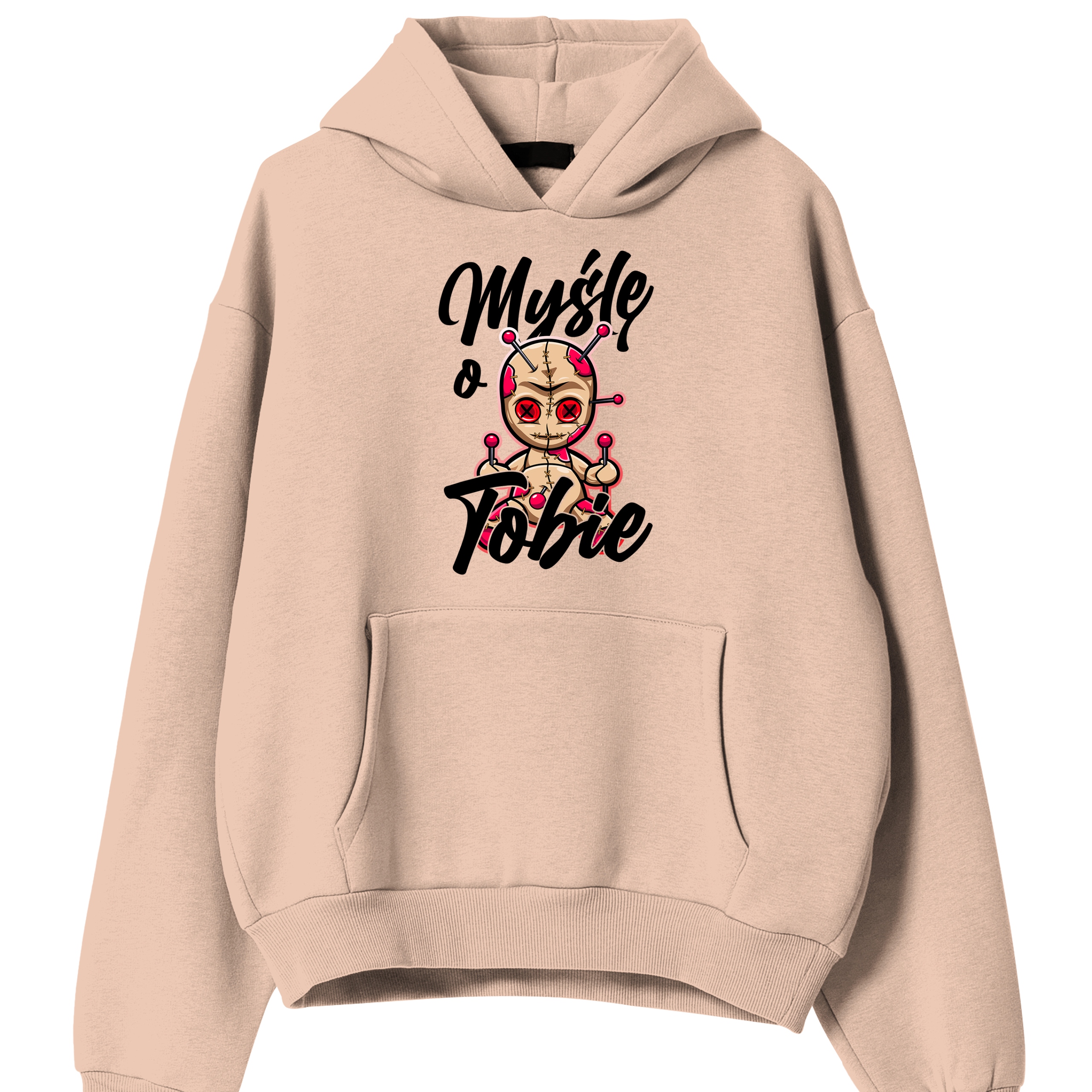 mikina s kapucí jako Dárek pro pár, Myslím Na Tebe S