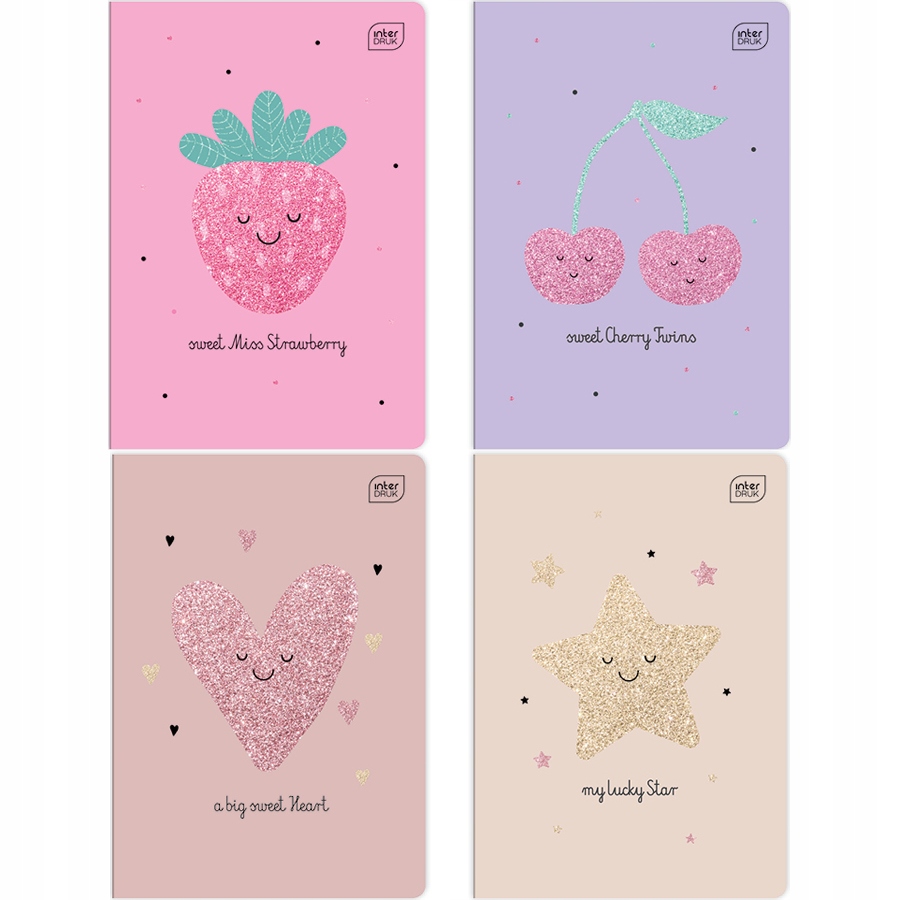 ZESZYT A 5 16 KARTEK LINIA KOLOROWA 3 TRZY LINIA Format A5