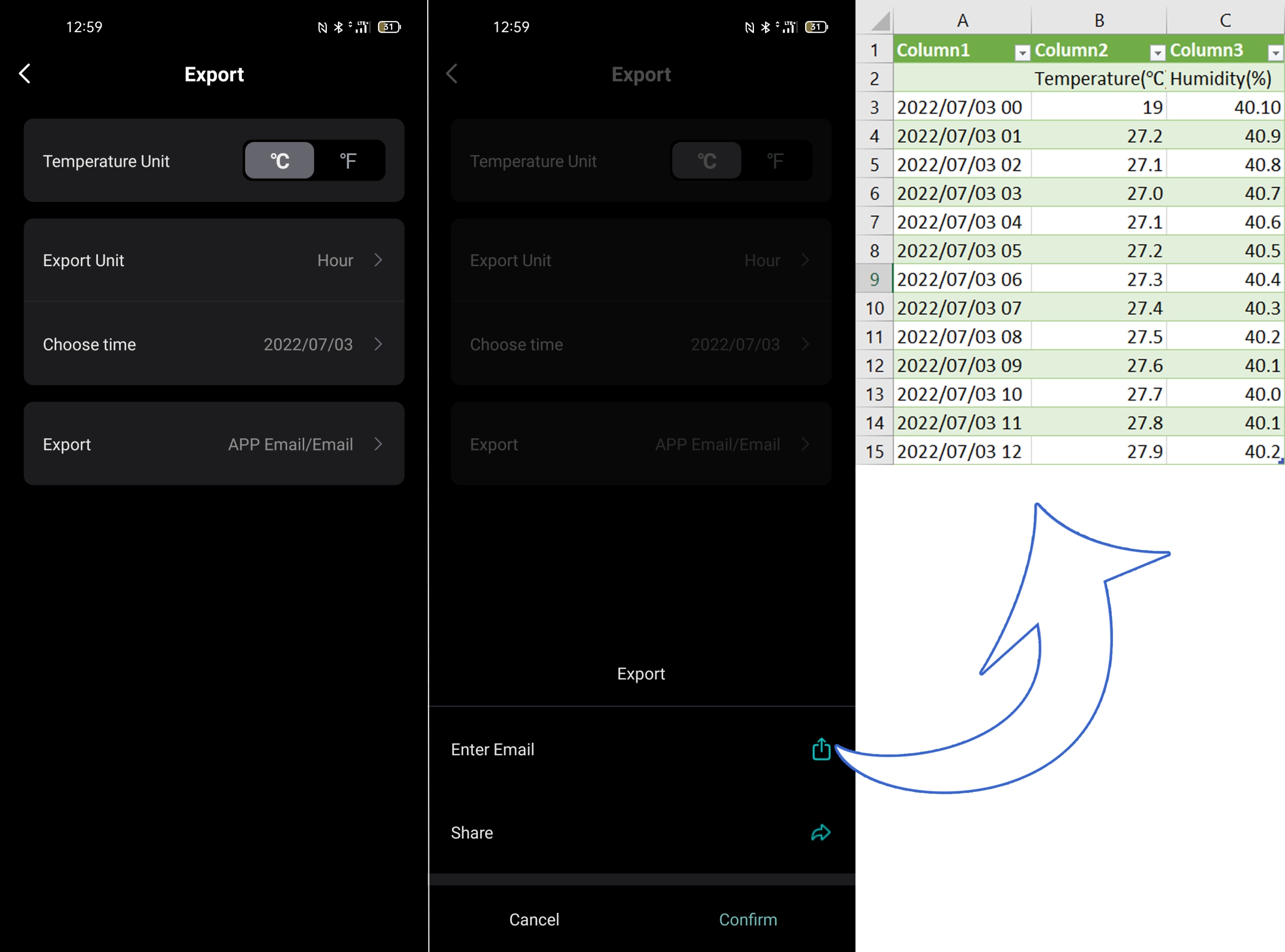 SENSOR TEMPERATURY WILGOTNOŚCI ZIGBEE TUYA Z EXCEL EAN (GTIN) 5903794123373