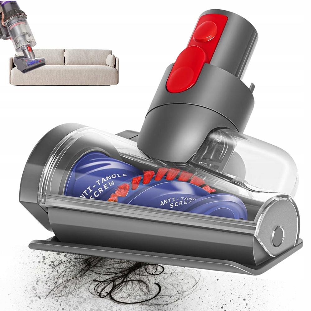 Kartáčová Hlavice S Nástavcem Pro Vysavač V15 V11 V10 V8 V7 Proti Zamotání