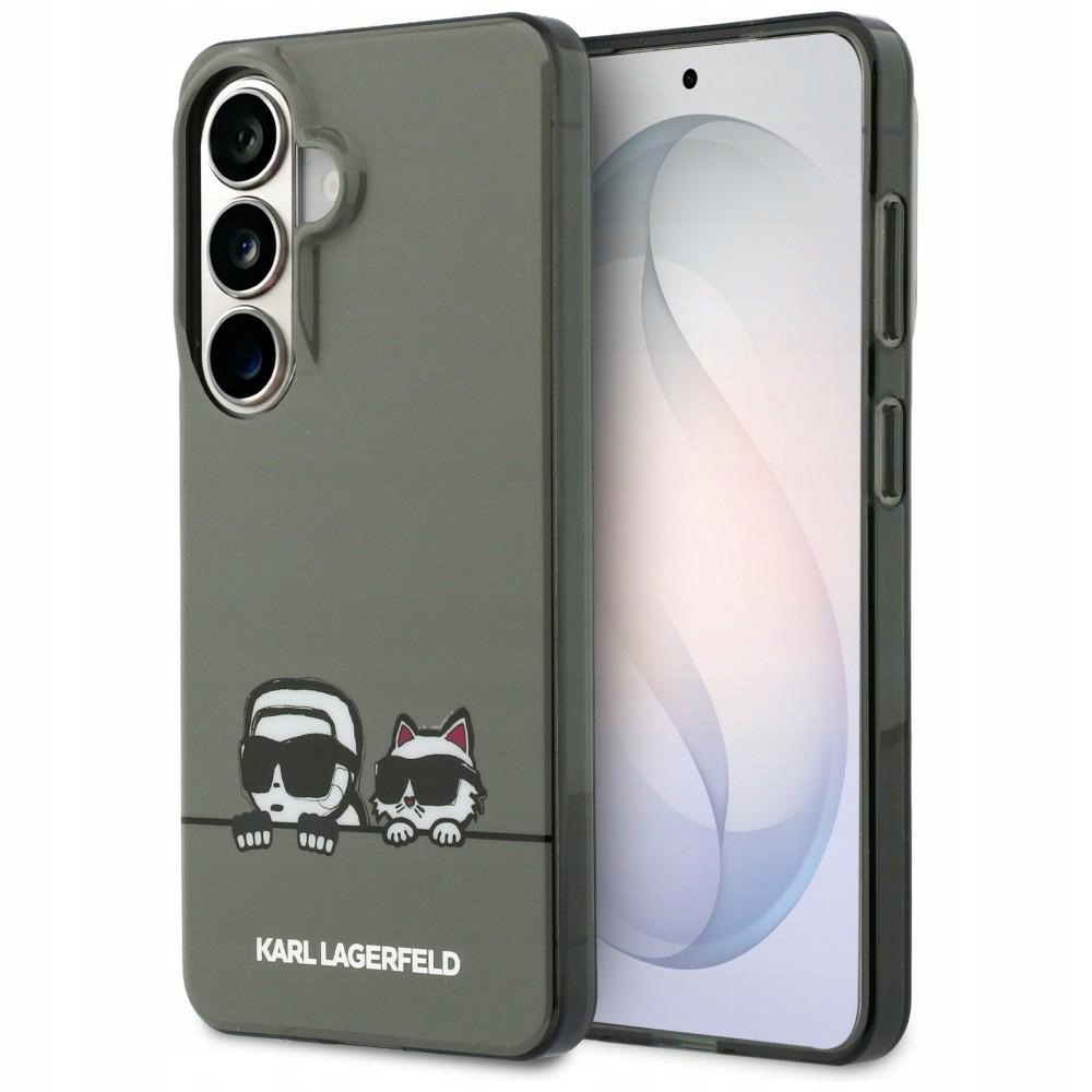 Pouzdro Karl Lagerfeld IML Peekaboo Karl&Choupette MagSafe pro Samsung