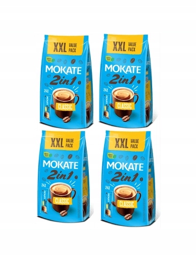 Levně Sada Kávový nápoj Káva Mokate 2v1 Classic 4x24 sáčků 320 g