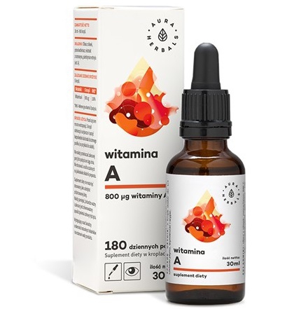 

Aura Witamina A Krople Wysoka Wchłanialność 30ml