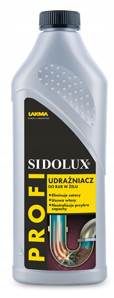 Sidolux gel na čištění potrubí a sifonů 1 l