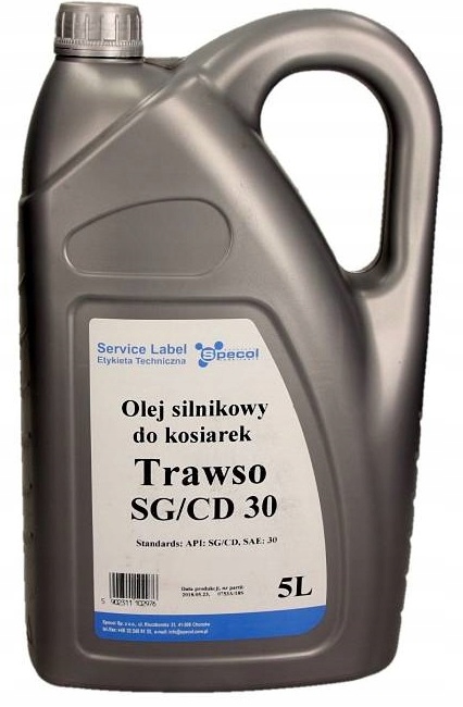 Specol Travní Olej 5 L Sg/cd Sae 30 4 T Pro Sekačky Na Trávu