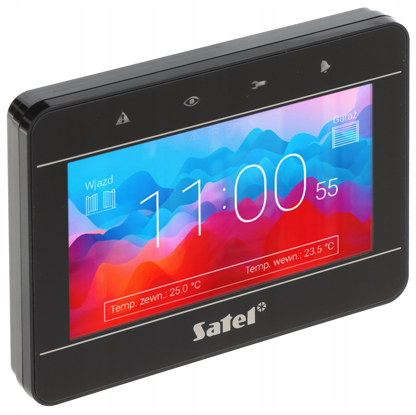 Manipulátor s obrazovkou 4.3" čierny INT-TSG2-B Satel