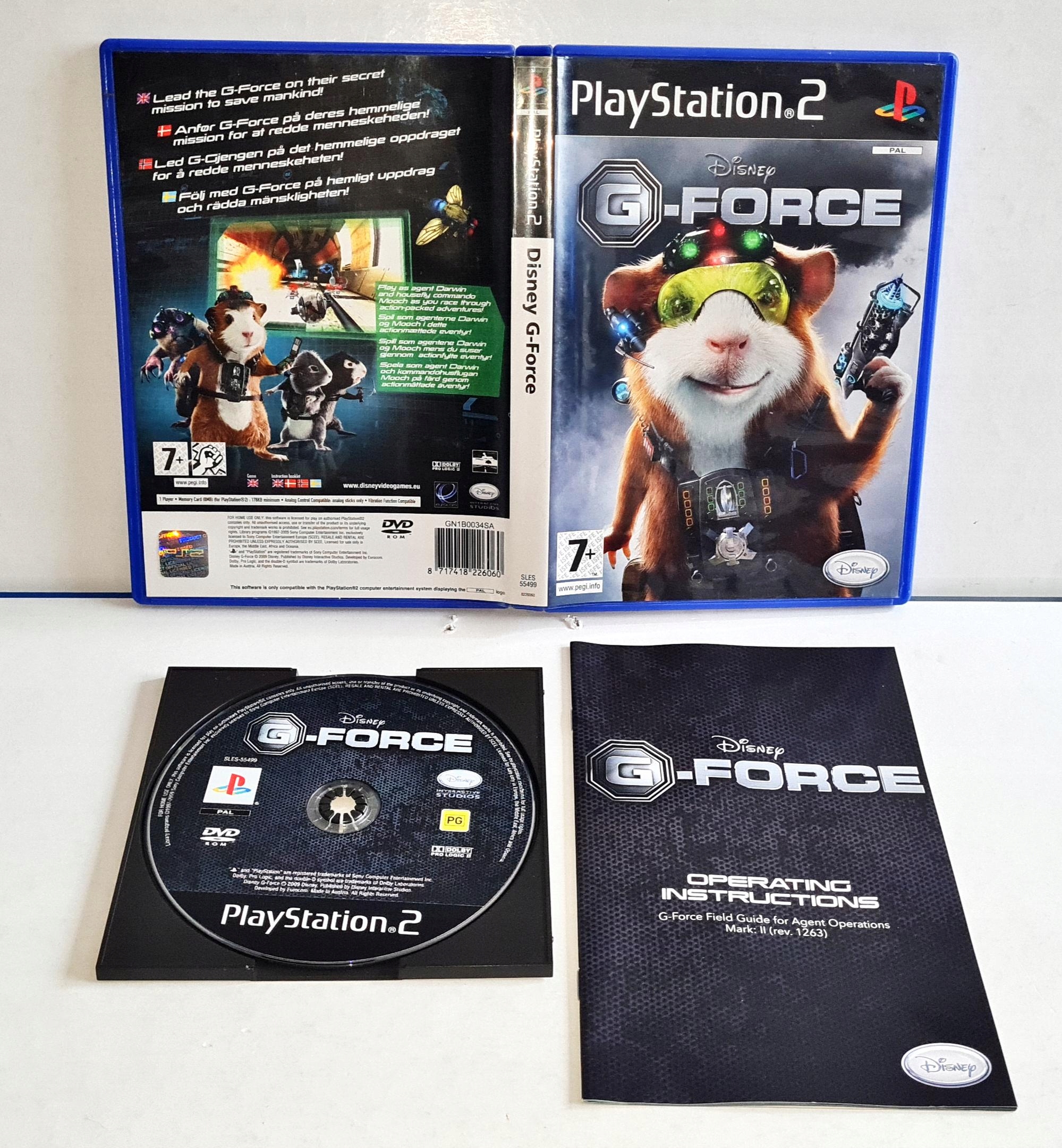Gra DISNEY G-FORCE PS2 3XA