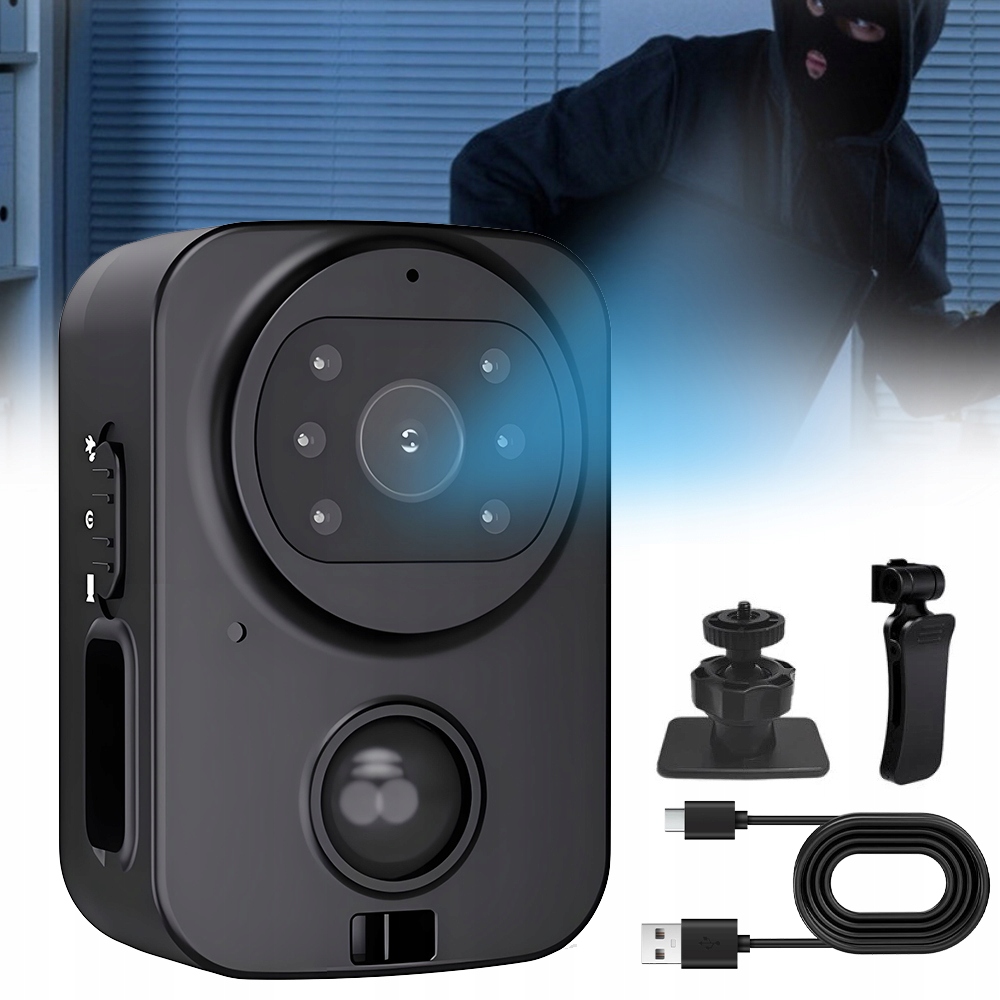 Mini Kamera Sportowa Full HD1080P Z Klips