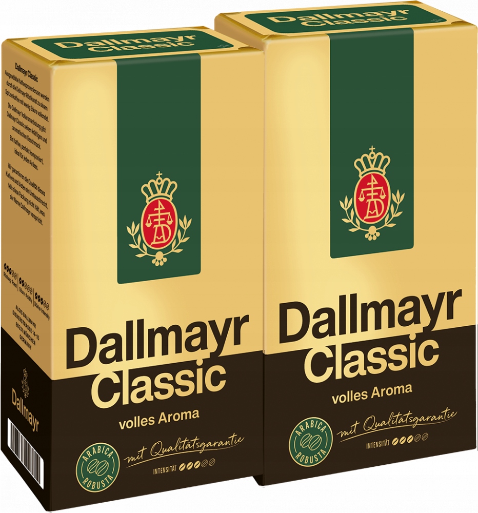 Dallmayr Classic 500g kawa mielona x2