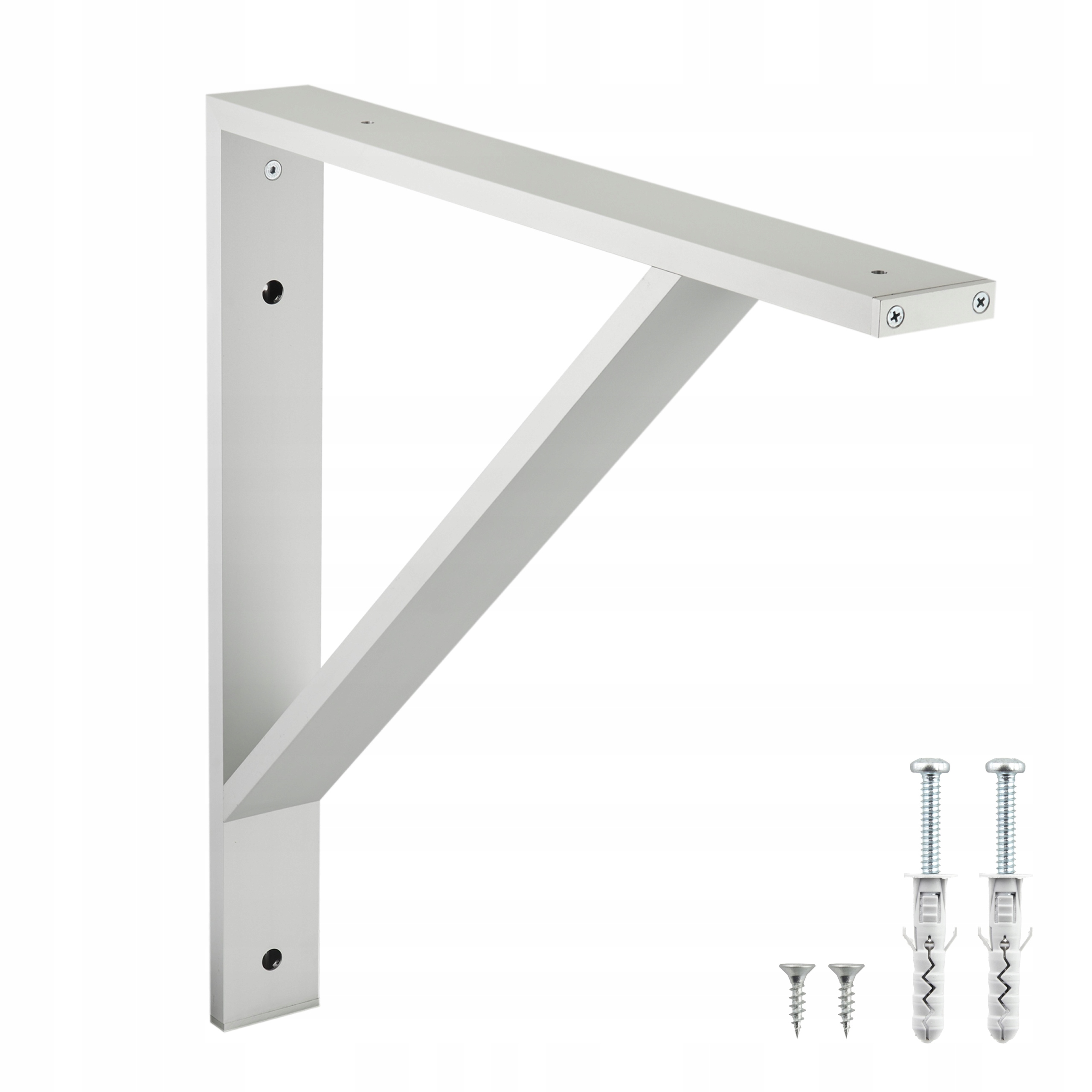 Hliníkový Držiak Uholníka Stolovej Dosky 500 MM Alu – 50 Kg/ks Skrutky