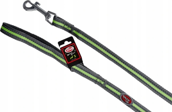 

Pet nova Smycz nylonowa Odblaskowa XL 120cm szara