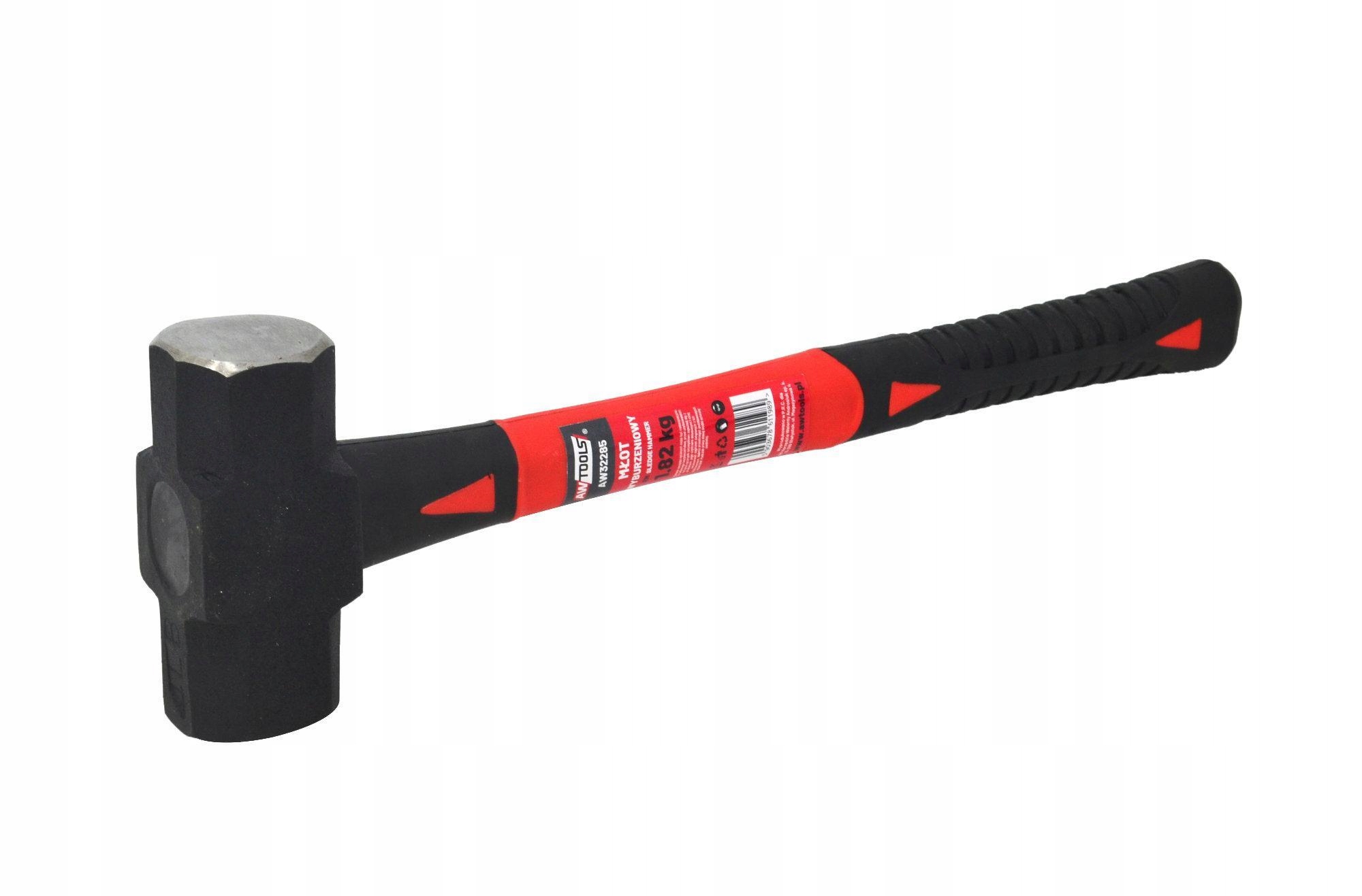 

Młot Wyburzeniowy 1,82kg 4lbs ręczny Trzonek 40cm