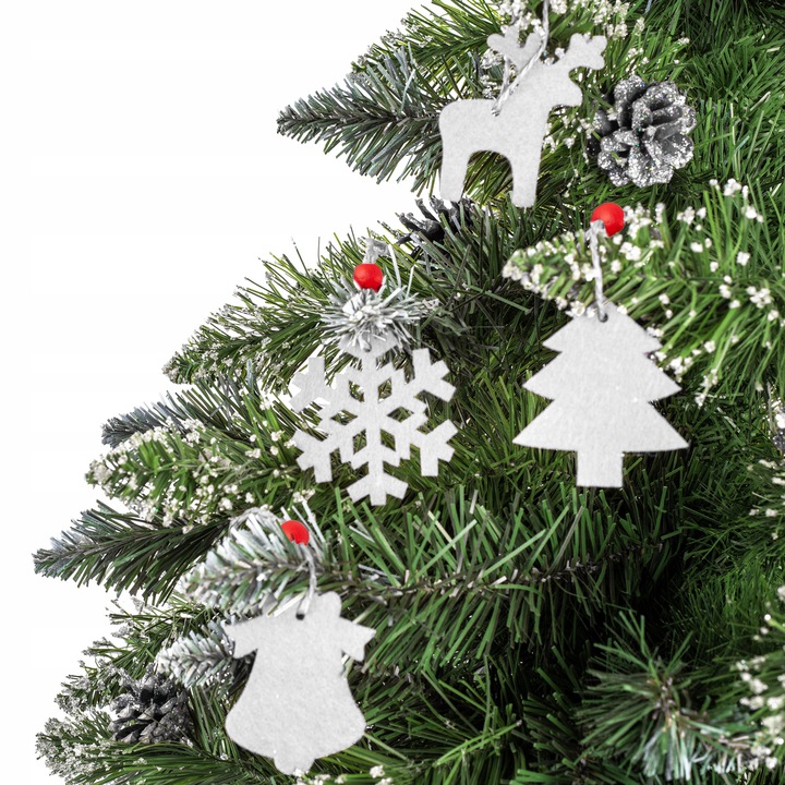 Ozdoby na vánoční stromek Vánoční ozdoby 16 KS Bílé Výrobní kód CHR-04127