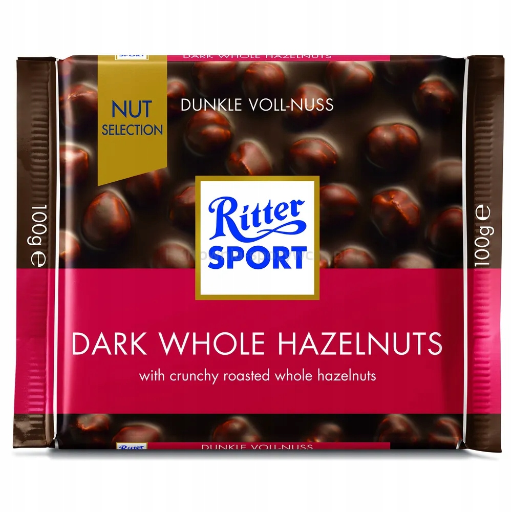 Levně Ritter Sport Čokoláda dezertní s celými praženými ořechy