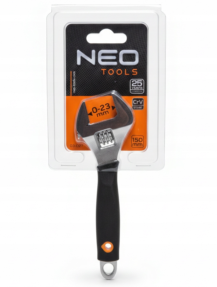 Klucz nastawny 150mm zakres 0-23mm 03-027 Neo