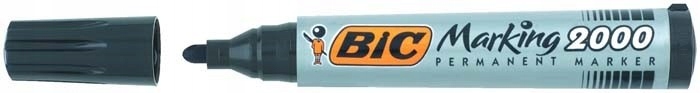 

Marker permanentny Bic 2000 czarny, okrągłą końców