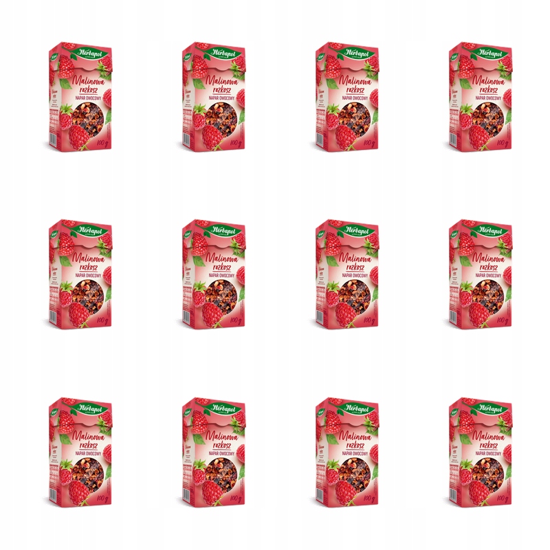 Ovocný nálev Malinová rozkoš 100 g Herbapol Lublin X12