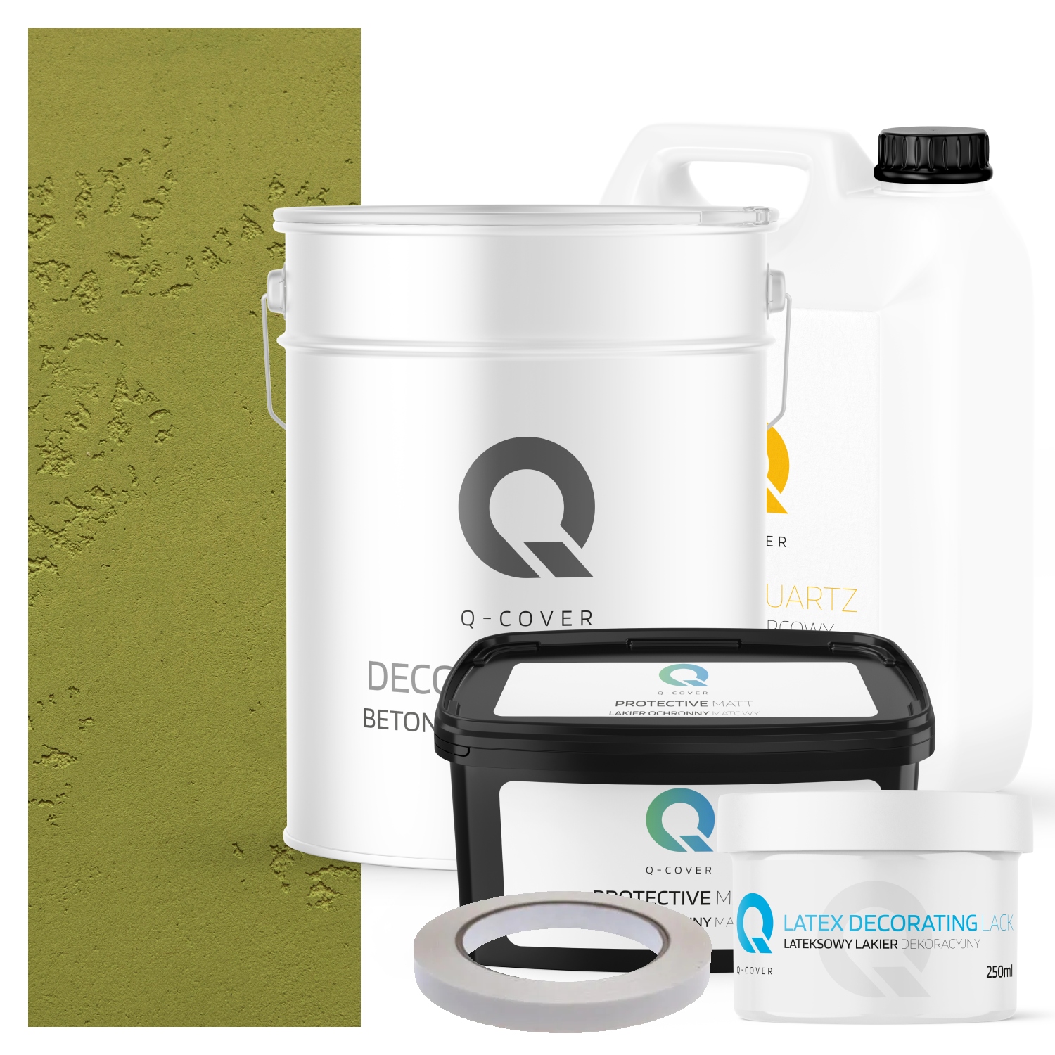 Vnější Architektonický Betonový Set Hráškový H2437 19 kg Komplet 10 m2