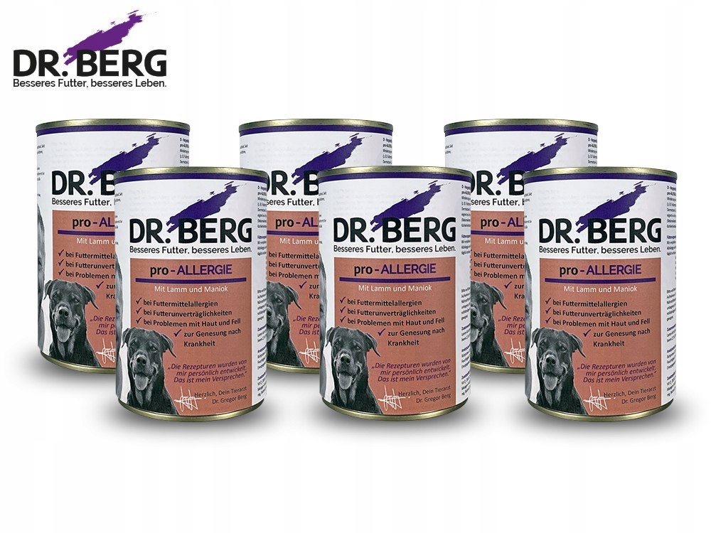 Dr Berg Pro-ALLERGIE alergie stany zapalne 6 x400g