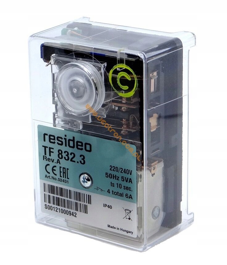 Automatický olejový horák Resideo/ Honeywell Typ Tf 832.3
