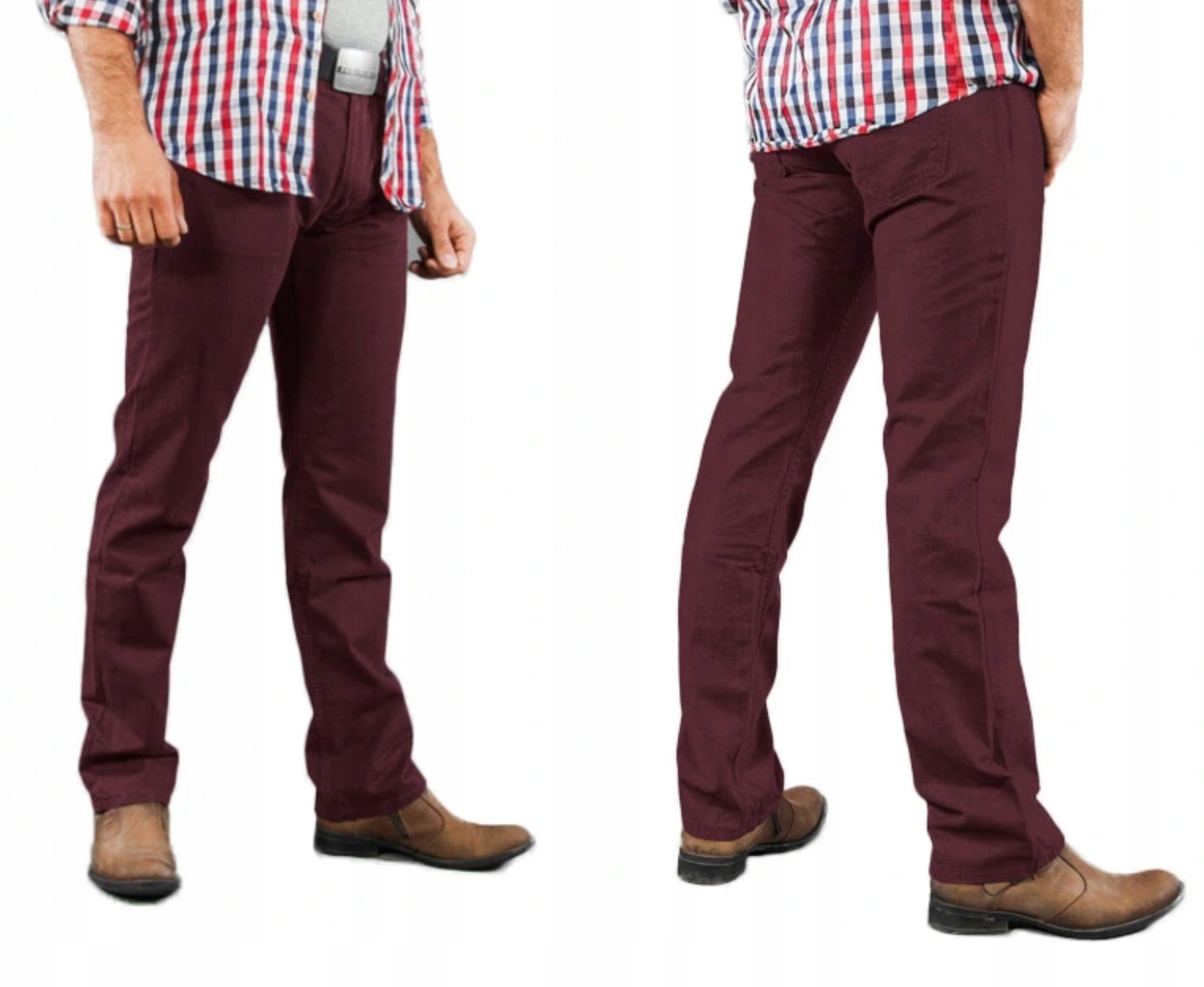 

Spodnie Męskie Bawełniane 110/001 90 cm/32 burgund