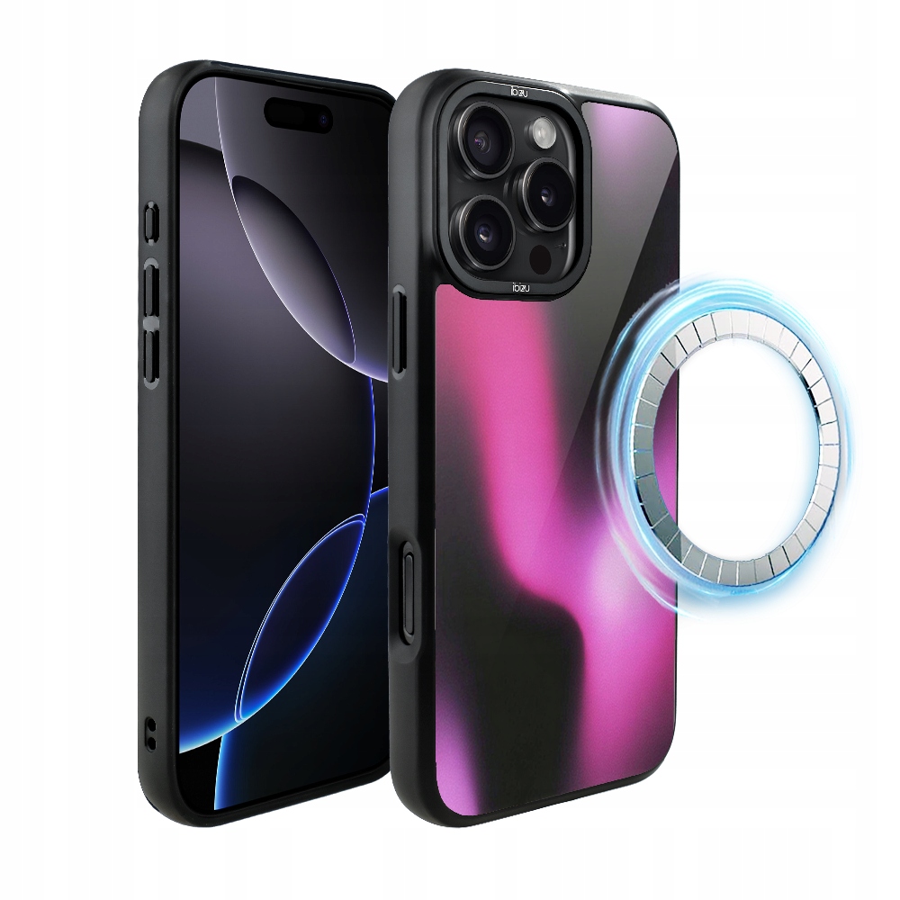 Matný Pouzdro Ibizu DropGuard s MagSafe pro iPhone 16 Pro Max, purpurový