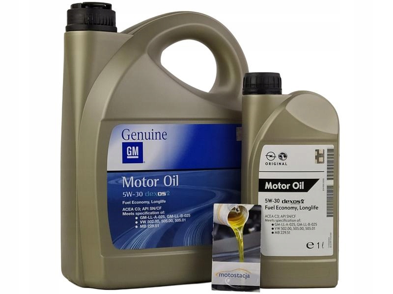 

Oe Opel Gm 5W30 DEXOS2 Sm/cf A3/B3 C3 6L