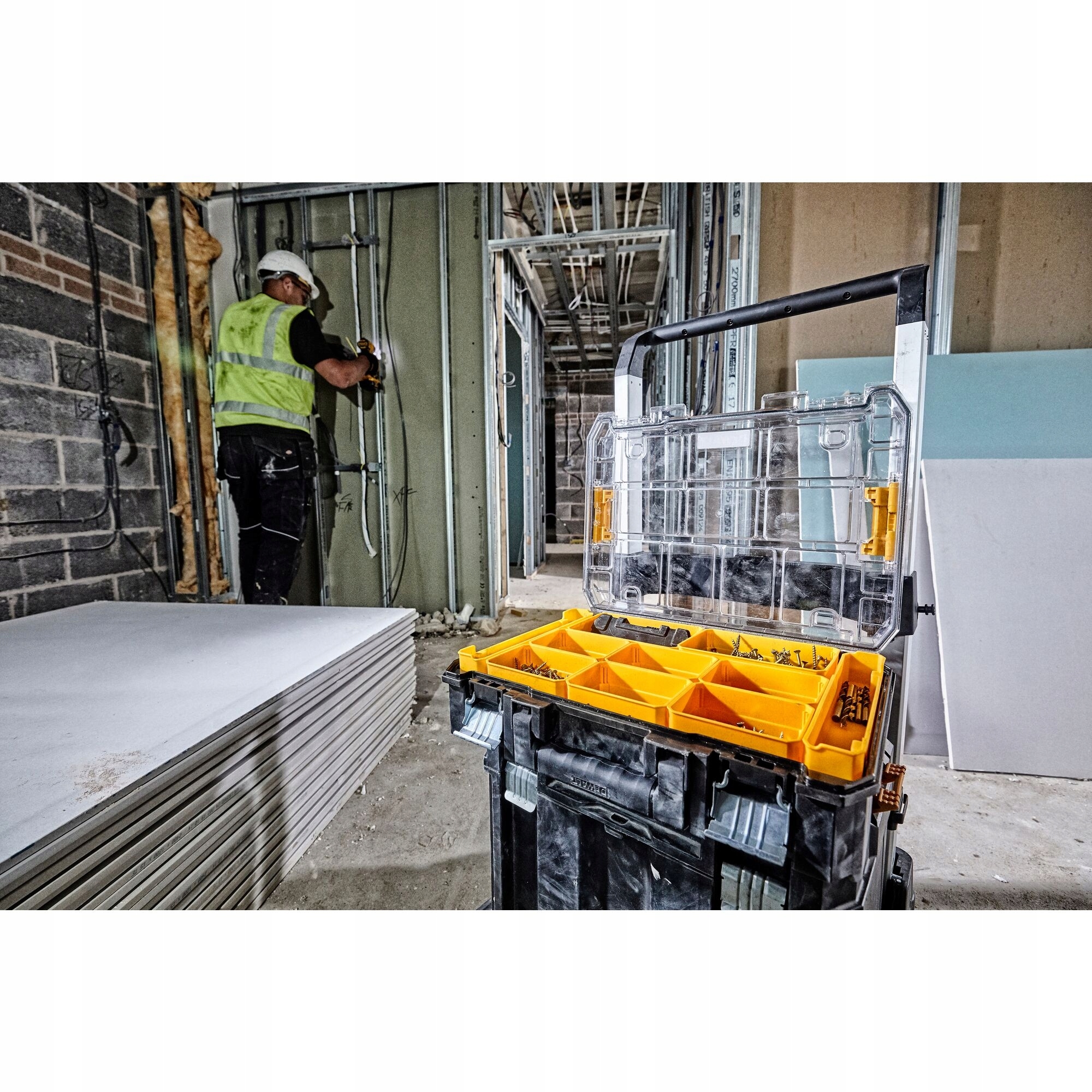 DeWALT ORGANIZER WODOSZCZELNY TSTAK DWST82968-1 WODOODPORNY SKRZYNIA Wyposażenie w zestawie Nie