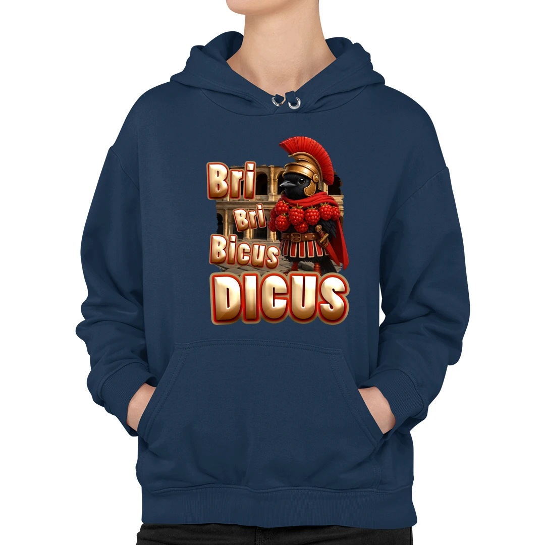 Bri Bri Bicus Dicus pták s malinovým náhrdelníkem Italský Brain Rot S