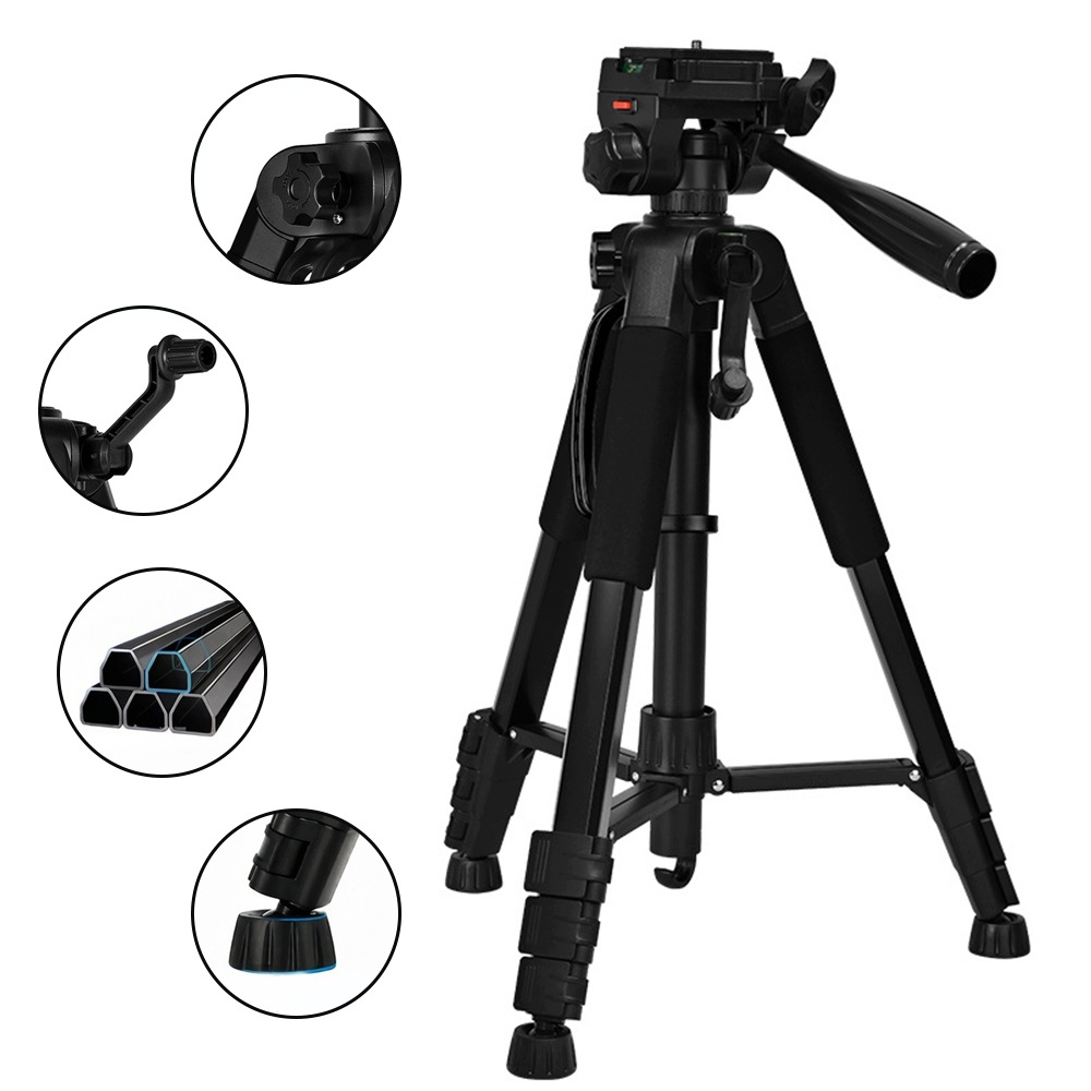 Stativ Na Fotografický Telefon Z Uhlíkové Oceli Tripod Stabilní 182 cm