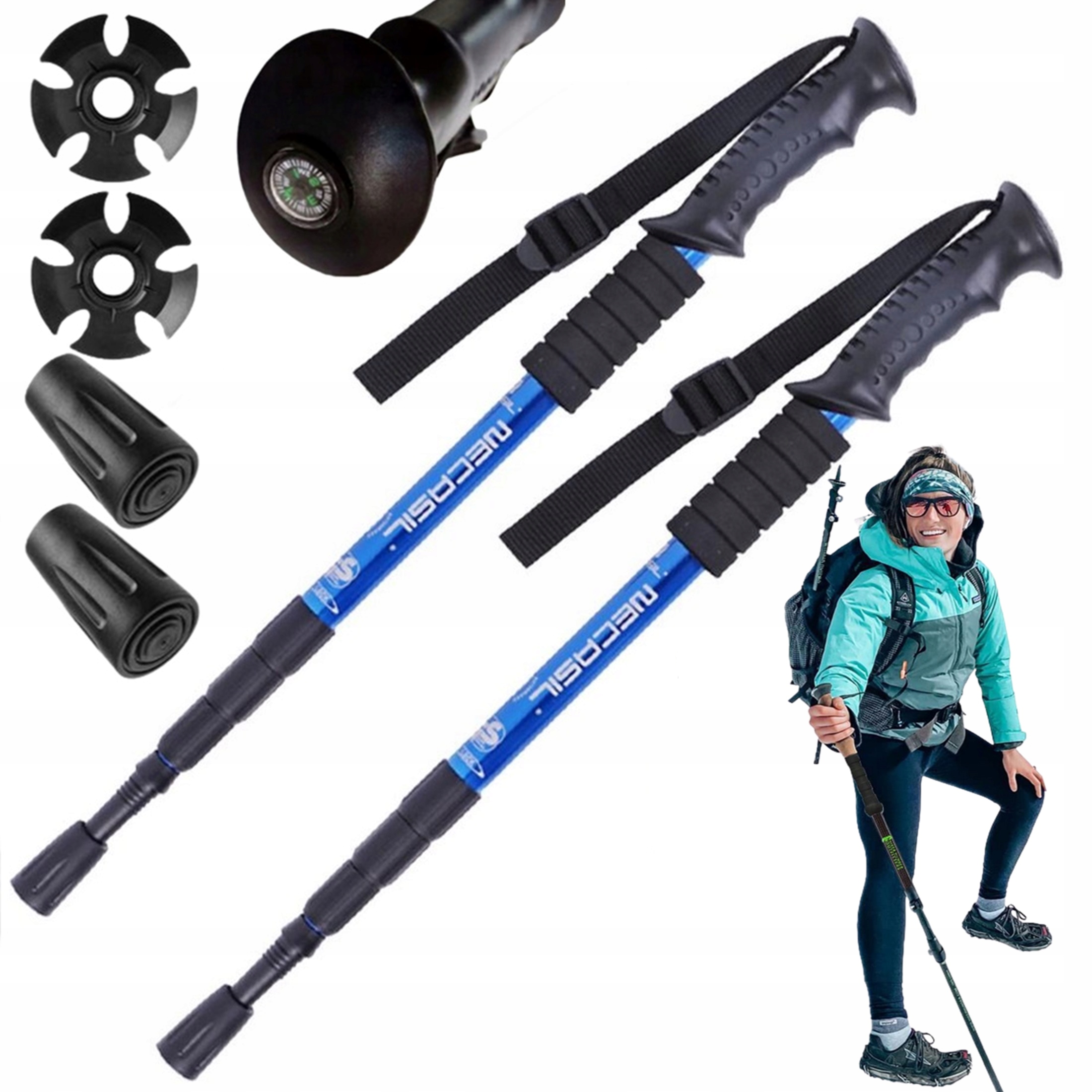 

Kije Tekkingowe Do Chodzenia Nordic Walking 2 Szt