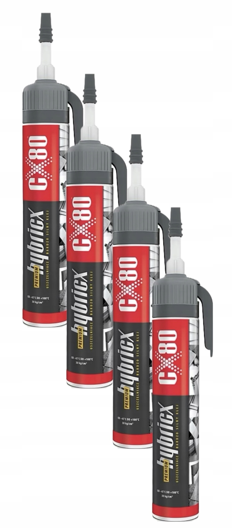 CX80 Hybricx Premium Mocny Klej Hybrydowy Czarny