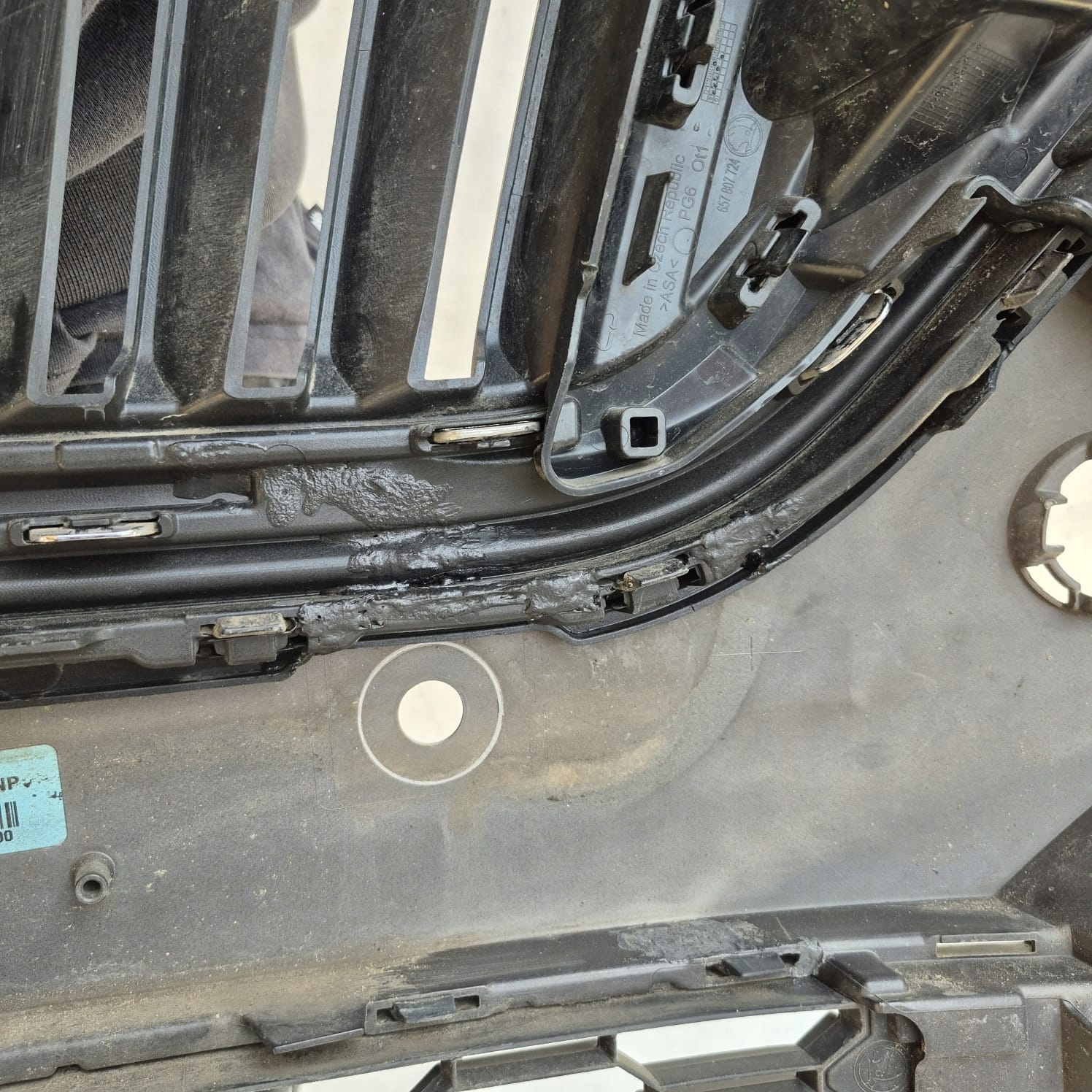 SKODA SCALA 19-23 bumper front front PDC