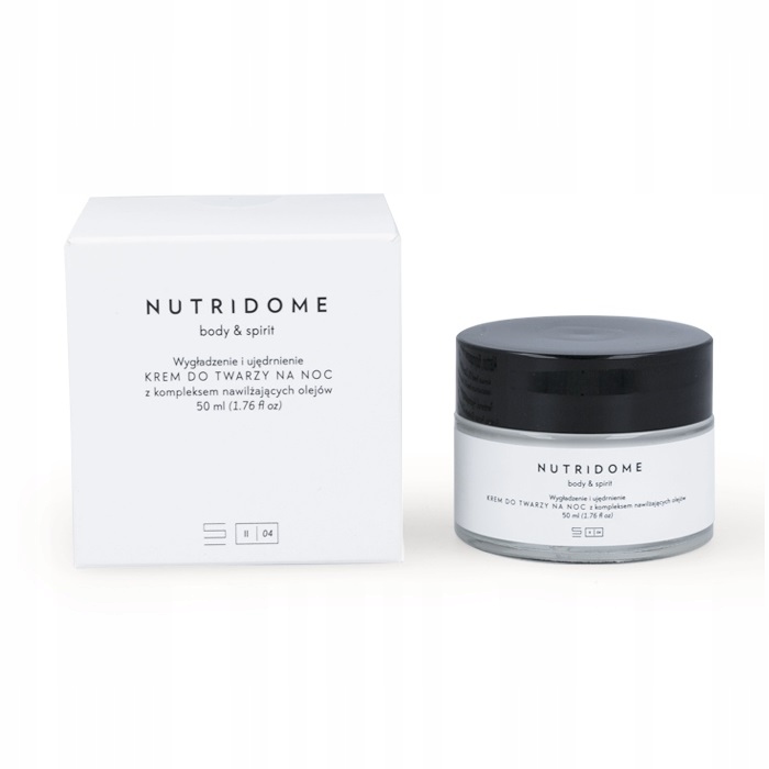 KREM DO TWARZY na noc NUTRIDOME wygładza UJĘDRNIA intensywna REGENERACJA
