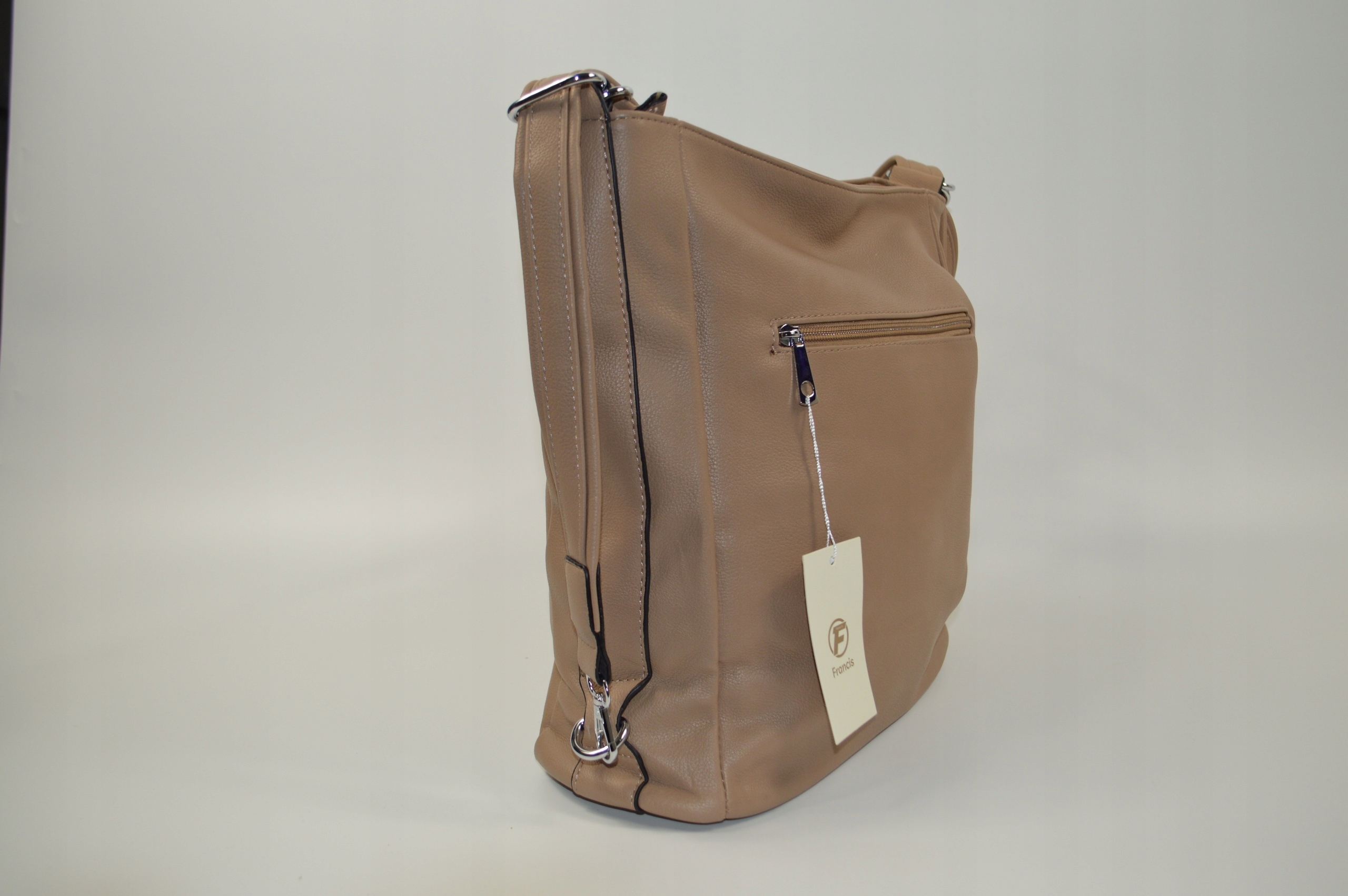 DUŻA POJEMNA TOREBKA DAMSKA LISTONOSZKA WOREK TORBO-PLECAK Model 519