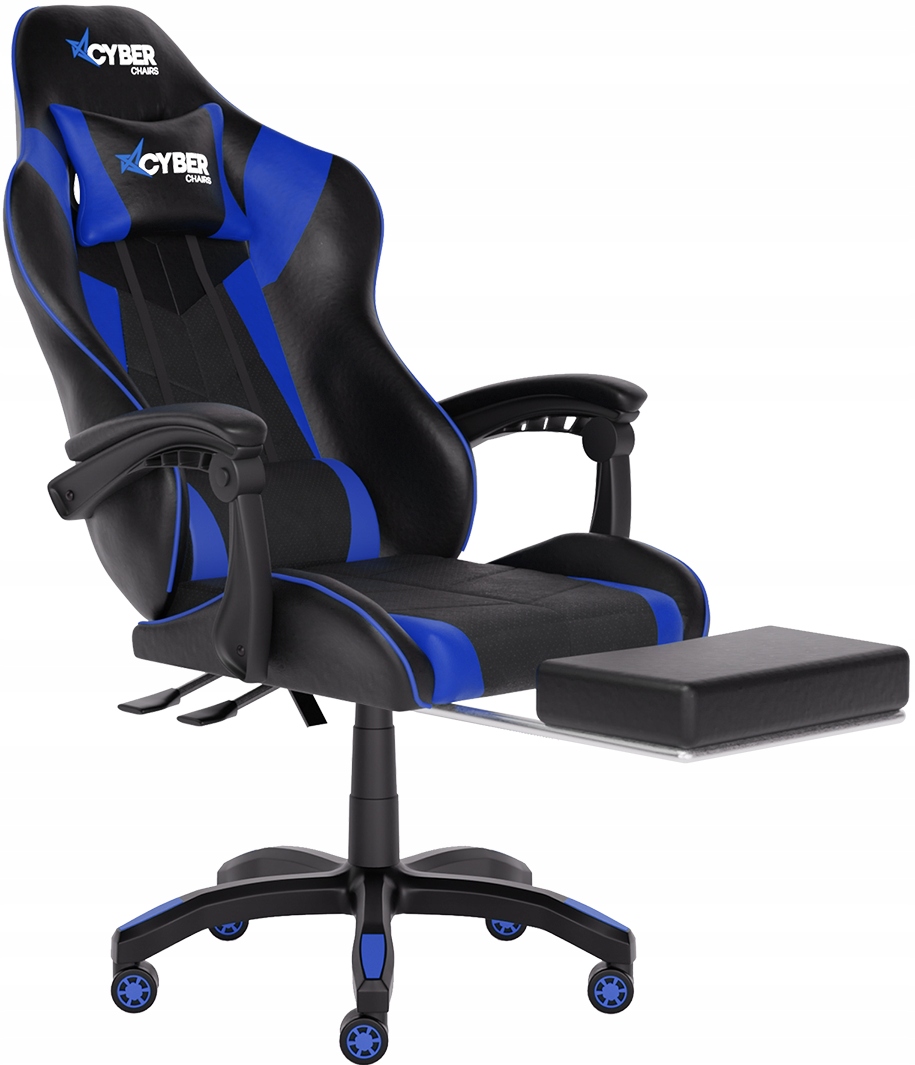 FOTEL GAMINGOWY - CYBER CHAIRS - X-POWER BLUE Marka inna