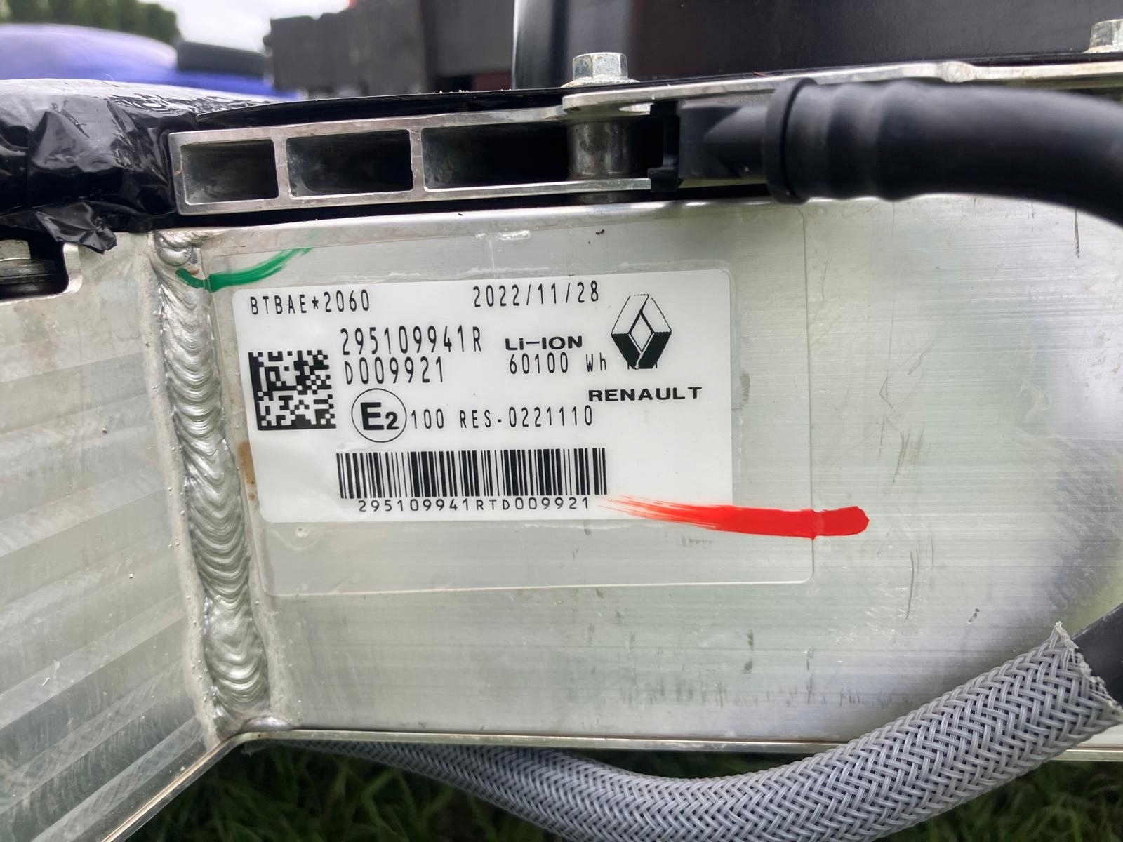 BATERIA AKUMULATOR MEGANE V E-TECH 60 KWH 295109941R
