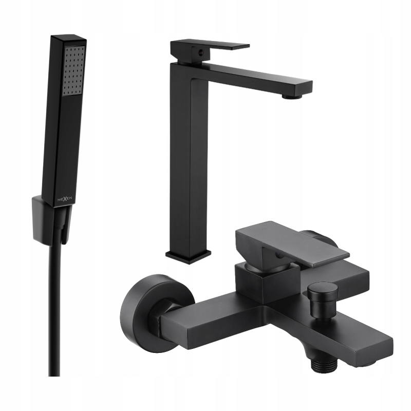 Mexen Uno R77 vaňová súprava, čierna 71413R77-70