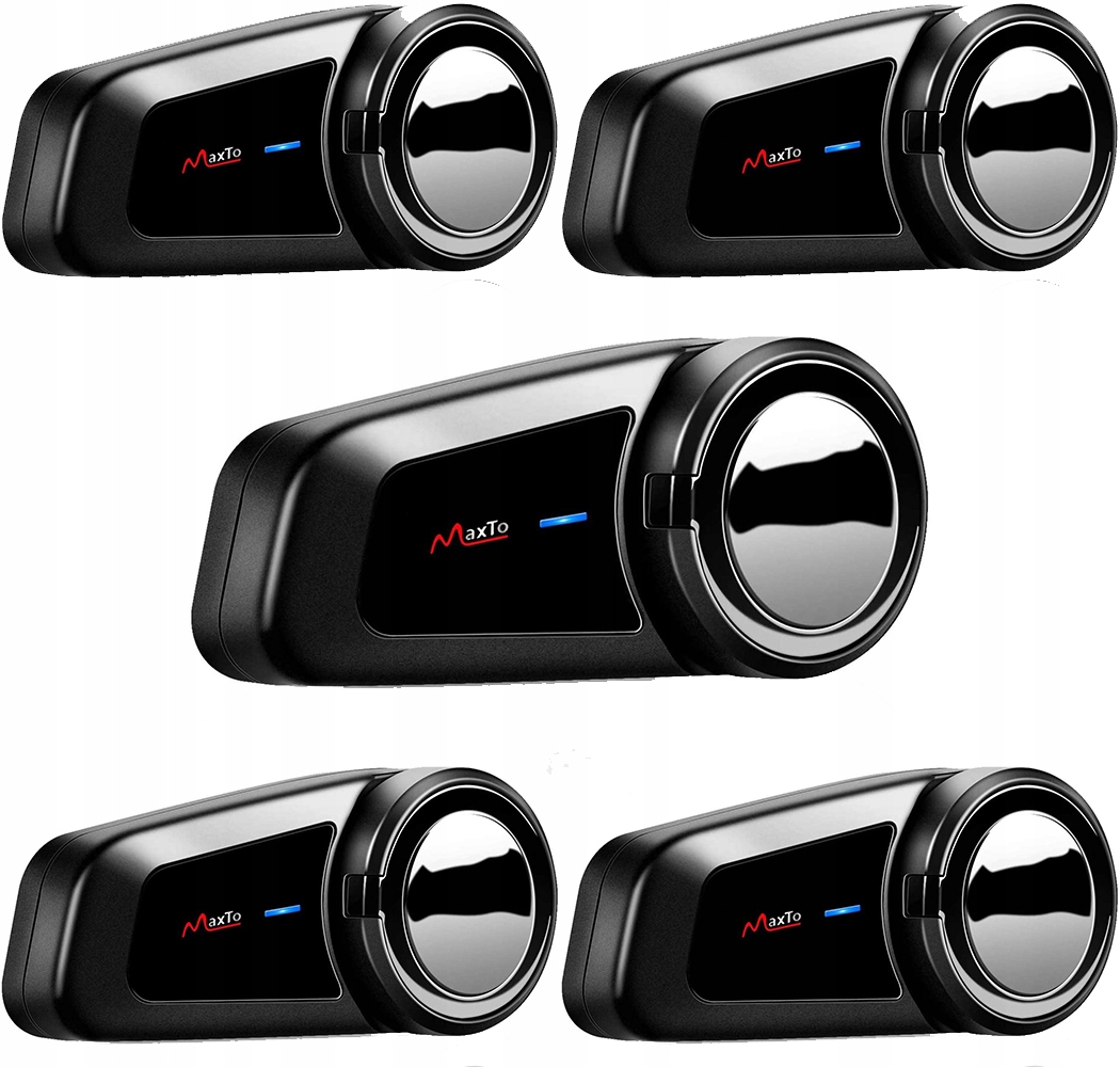 5X Interkom MaxTo M2 RADIO FM DO 6 KASKÓW