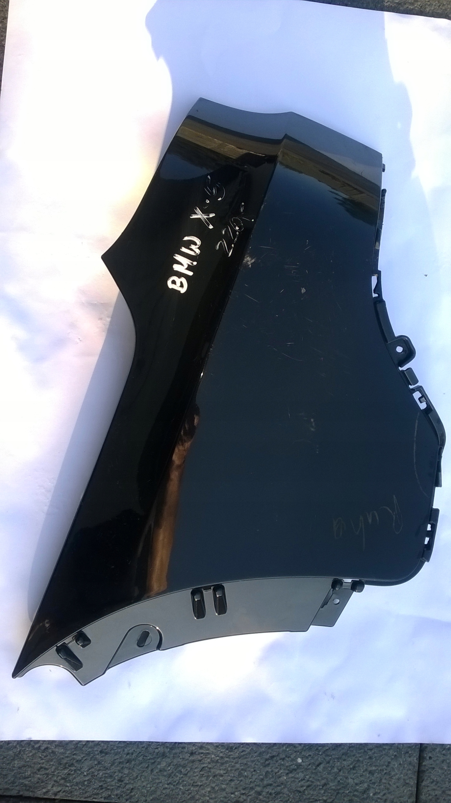 BMW X5 E70 Lewy narożnik zderzaka tył 51127158439