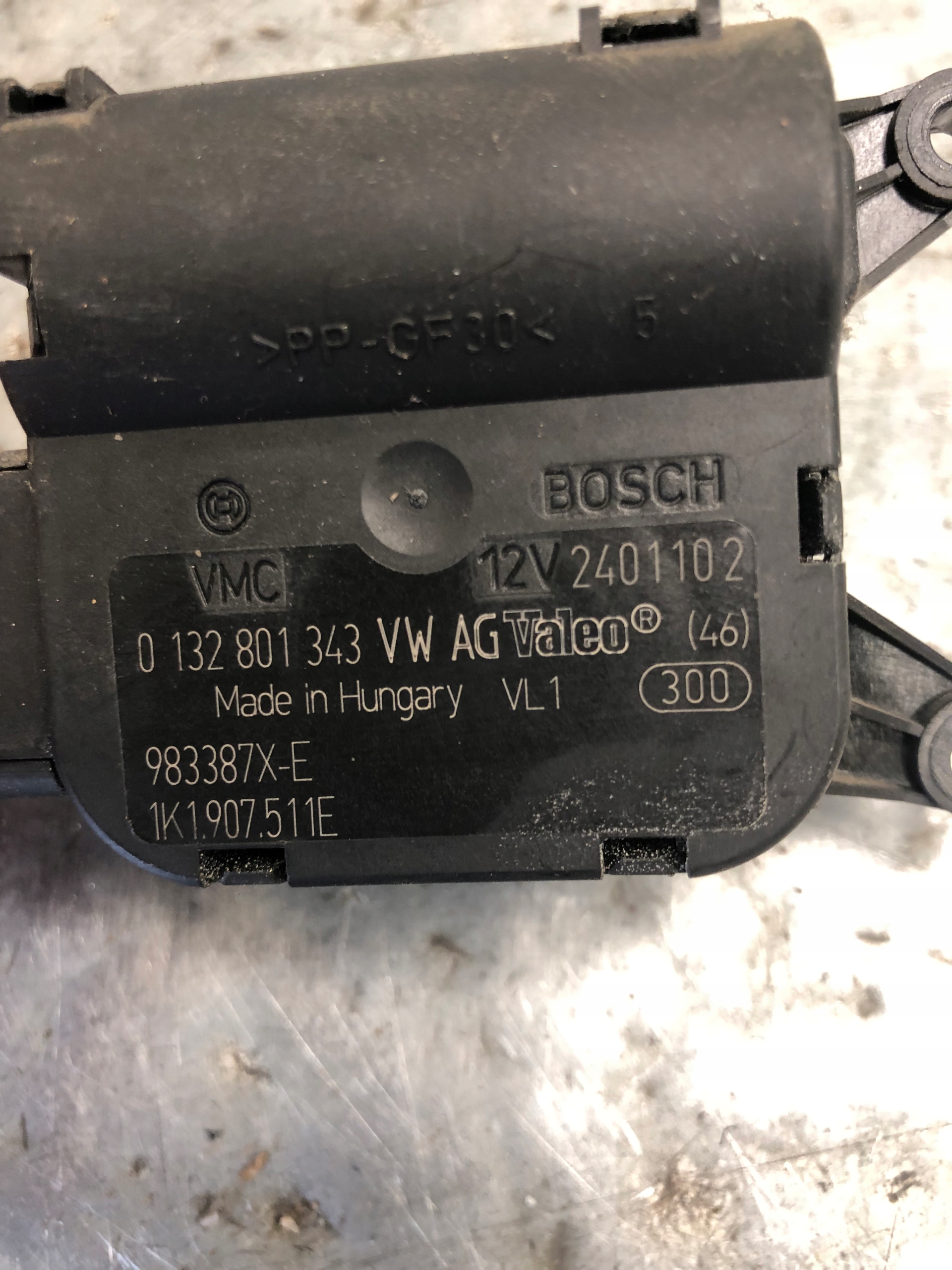 Micro moteur Bloc de chauffage complet VW 1K1907511E